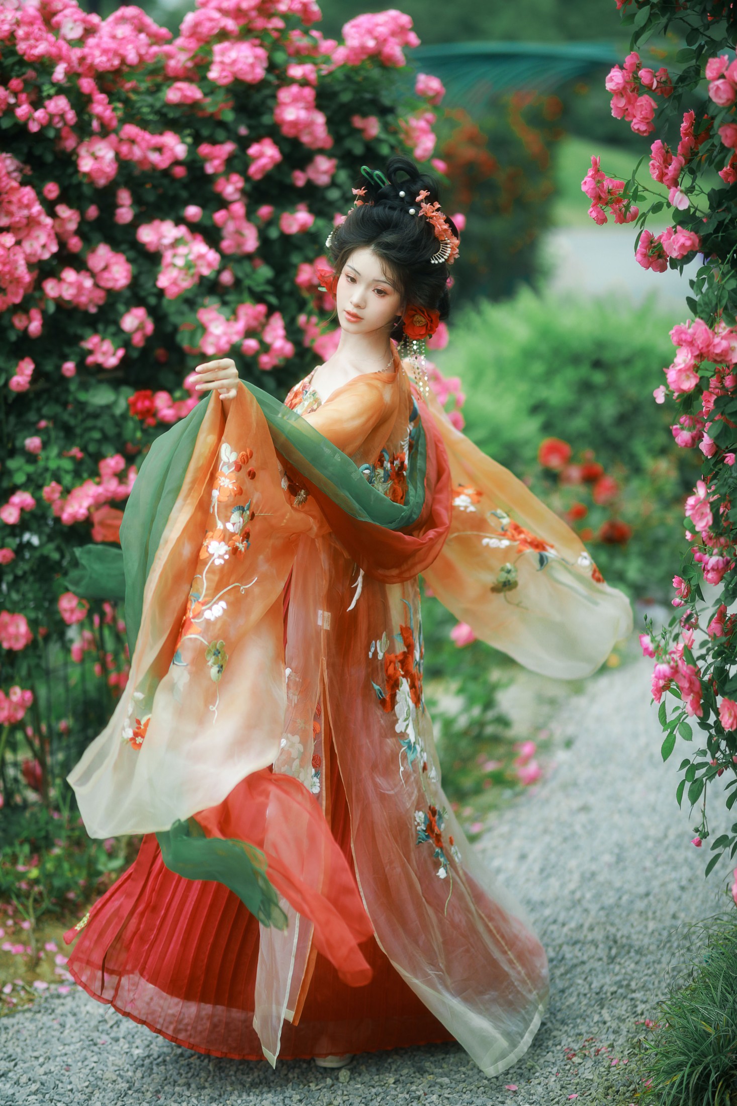 图片[8] - 悦璃 - 《蔷薇汉服》[15P] - 机器猫次元 - 机器猫次元