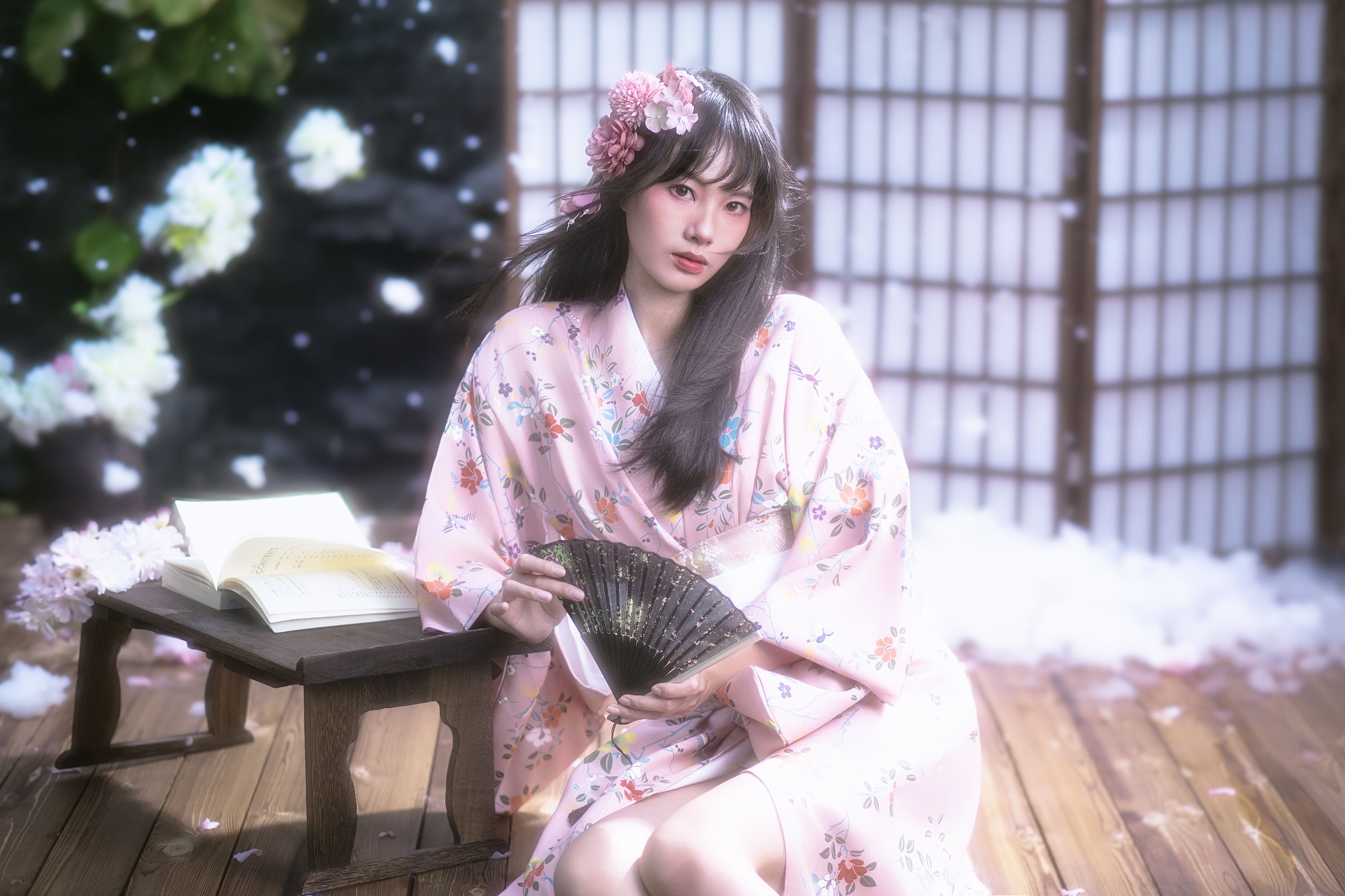 图片[5] - 欣欣 - 《夜樱和服少女》[14P] - 机器猫次元 - 机器猫次元