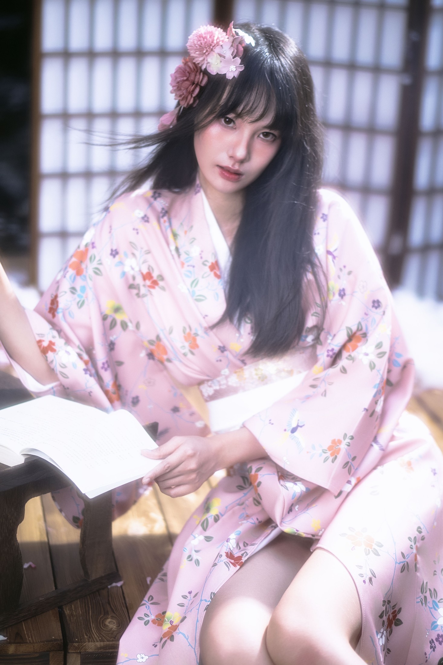 图片[6] - 欣欣 - 《夜樱和服少女》[14P] - 机器猫次元 - 机器猫次元