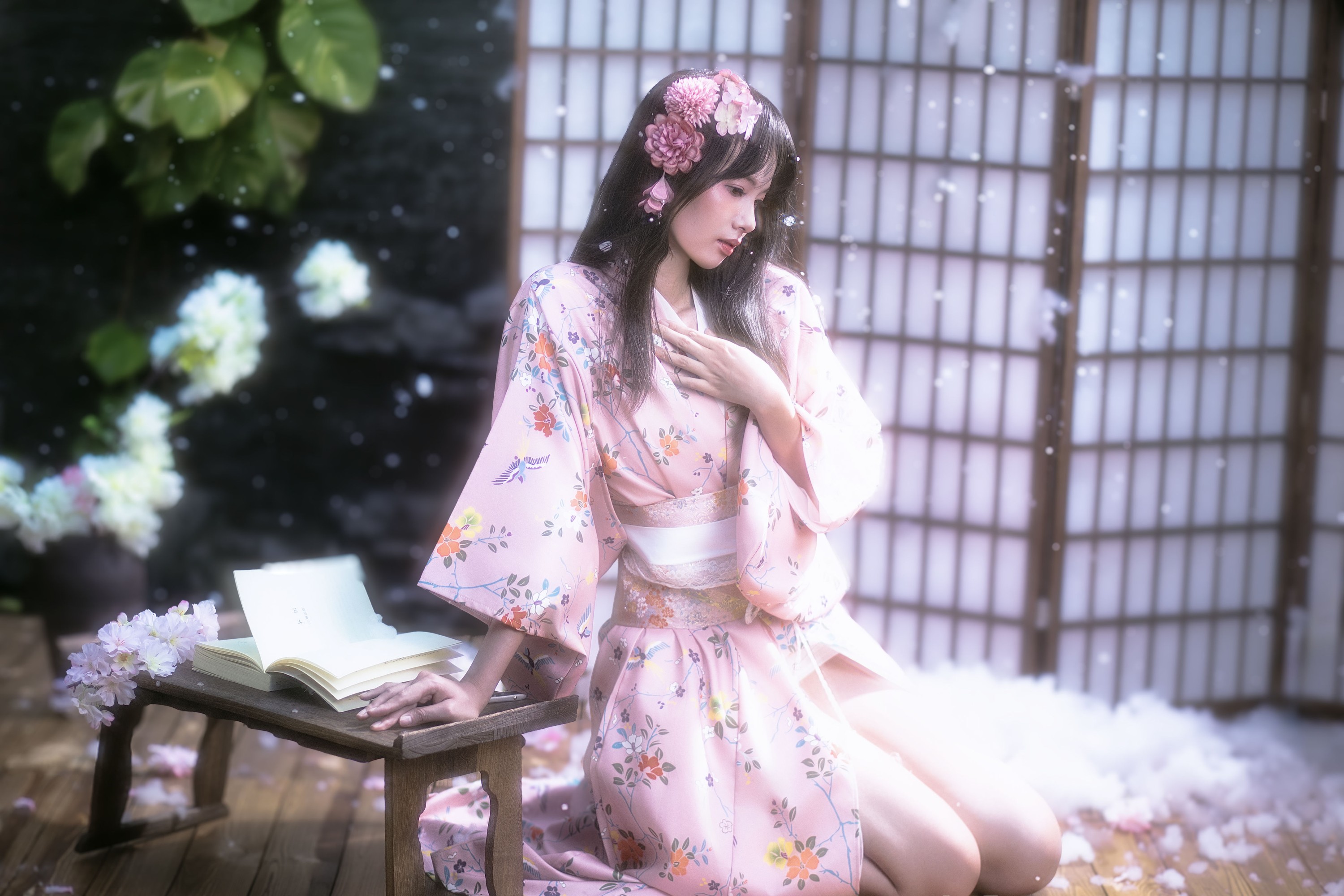 图片[4] - 欣欣 - 《夜樱和服少女》[14P] - 机器猫次元 - 机器猫次元