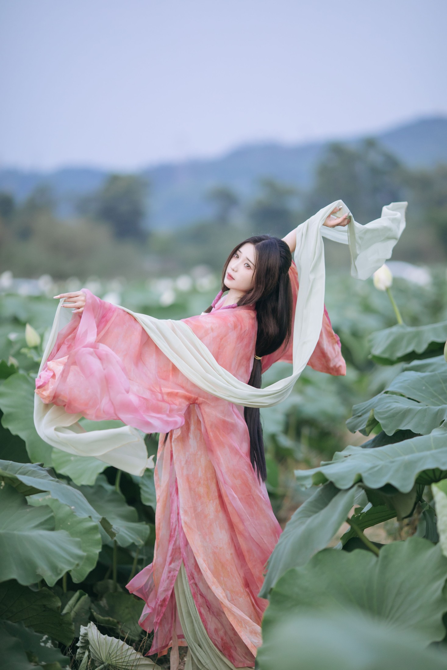 图片[1] - 褚鸢鸢 - 《晚风吹倒荷花叶》[17P] - 机器猫次元 - 机器猫次元