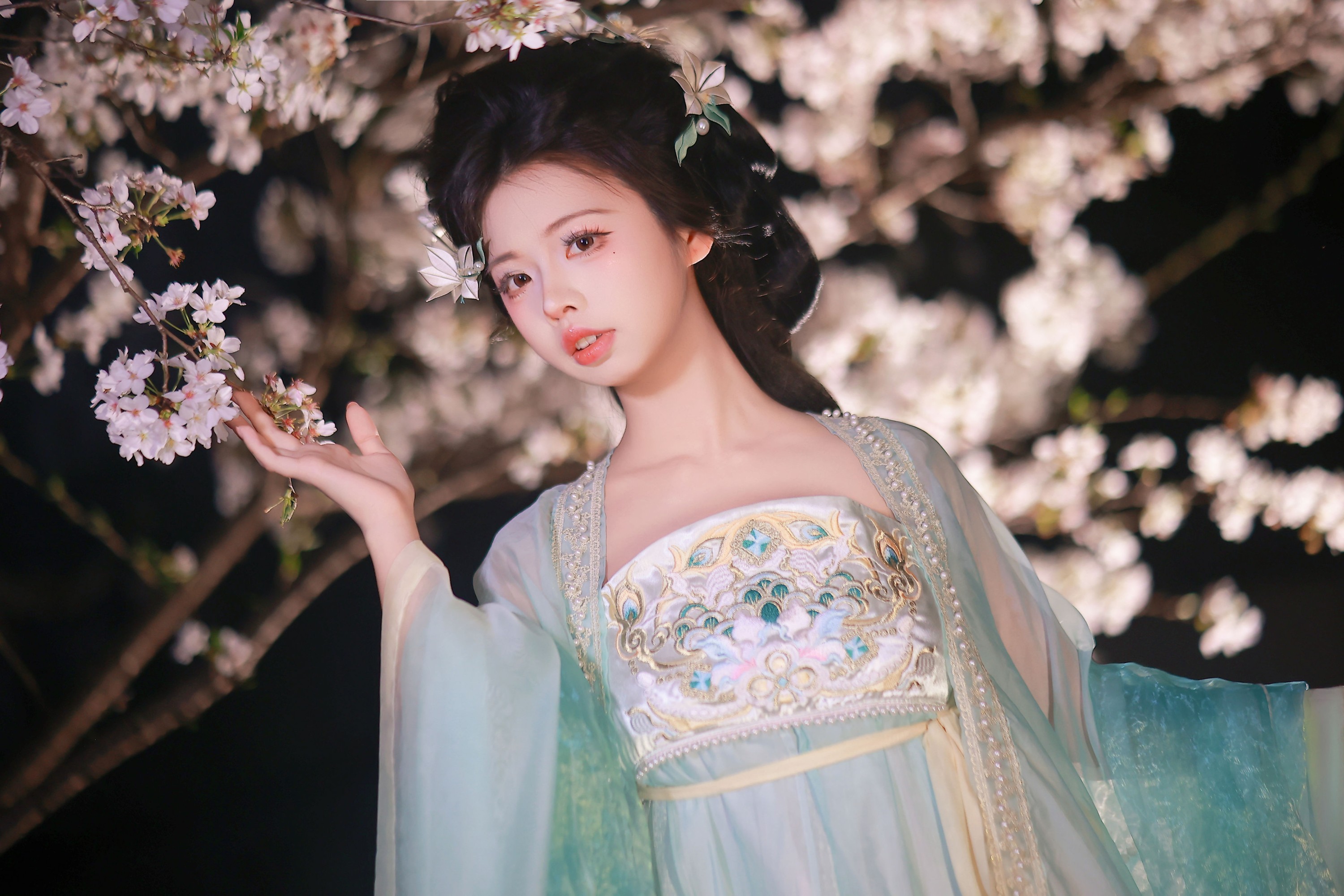 图片[1] - 肥肥 - 《樱花与少女》[15P] - 机器猫次元 - 机器猫次元