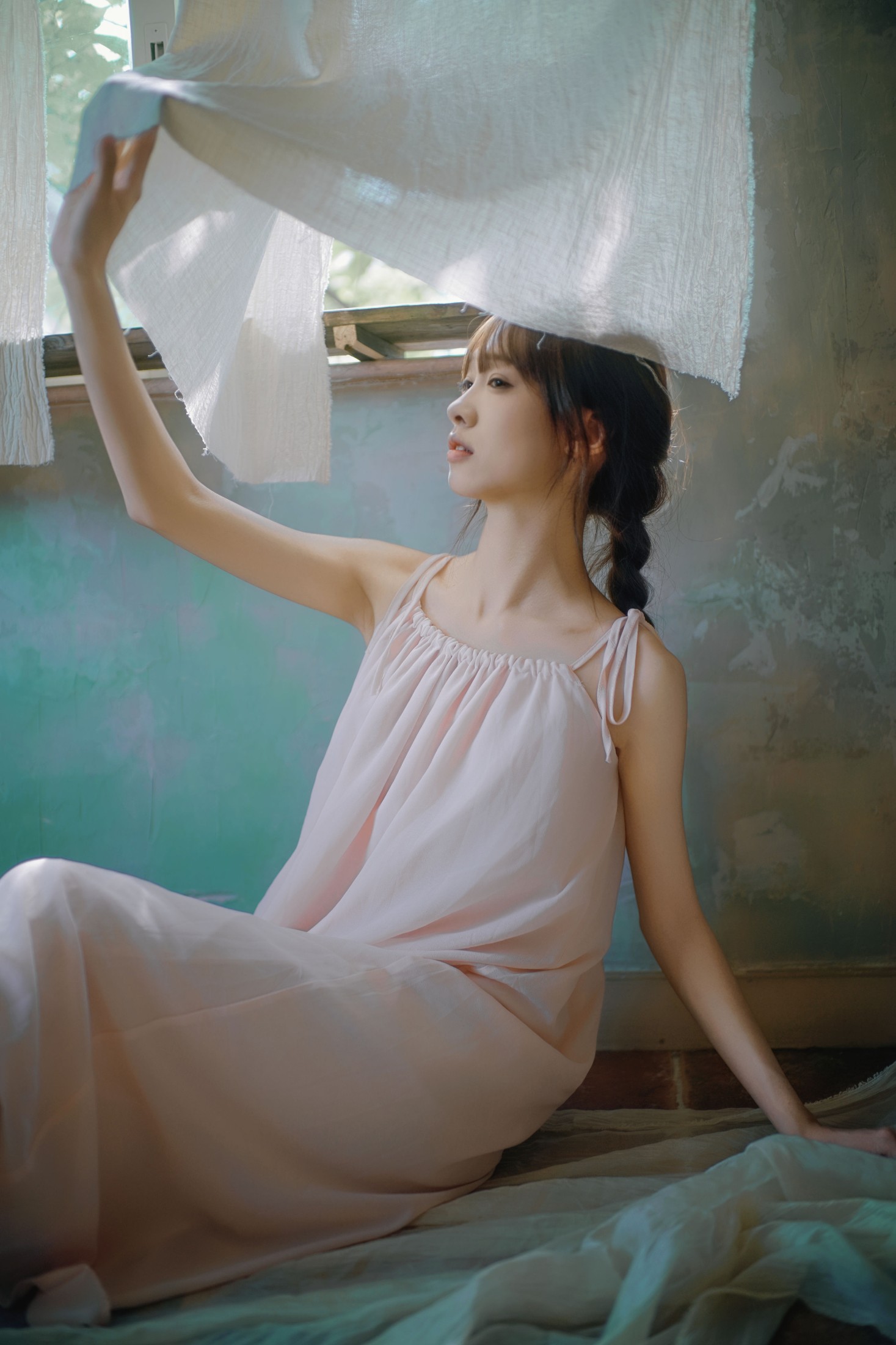 图片[3] - 看不清小桂 - 《粉裙少女，海韵柔光》[41P] - 机器猫次元 - 机器猫次元