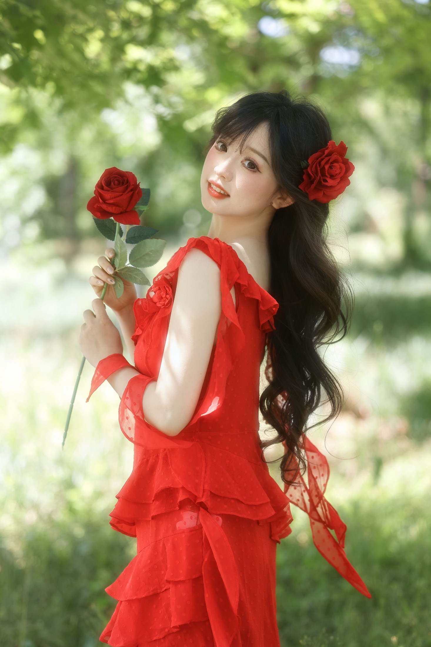 图片[8] - 狮子 - 《满屏生命力，像极了夏日肆意绽放的红玫瑰》[20P] - 机器猫次元 - 机器猫次元
