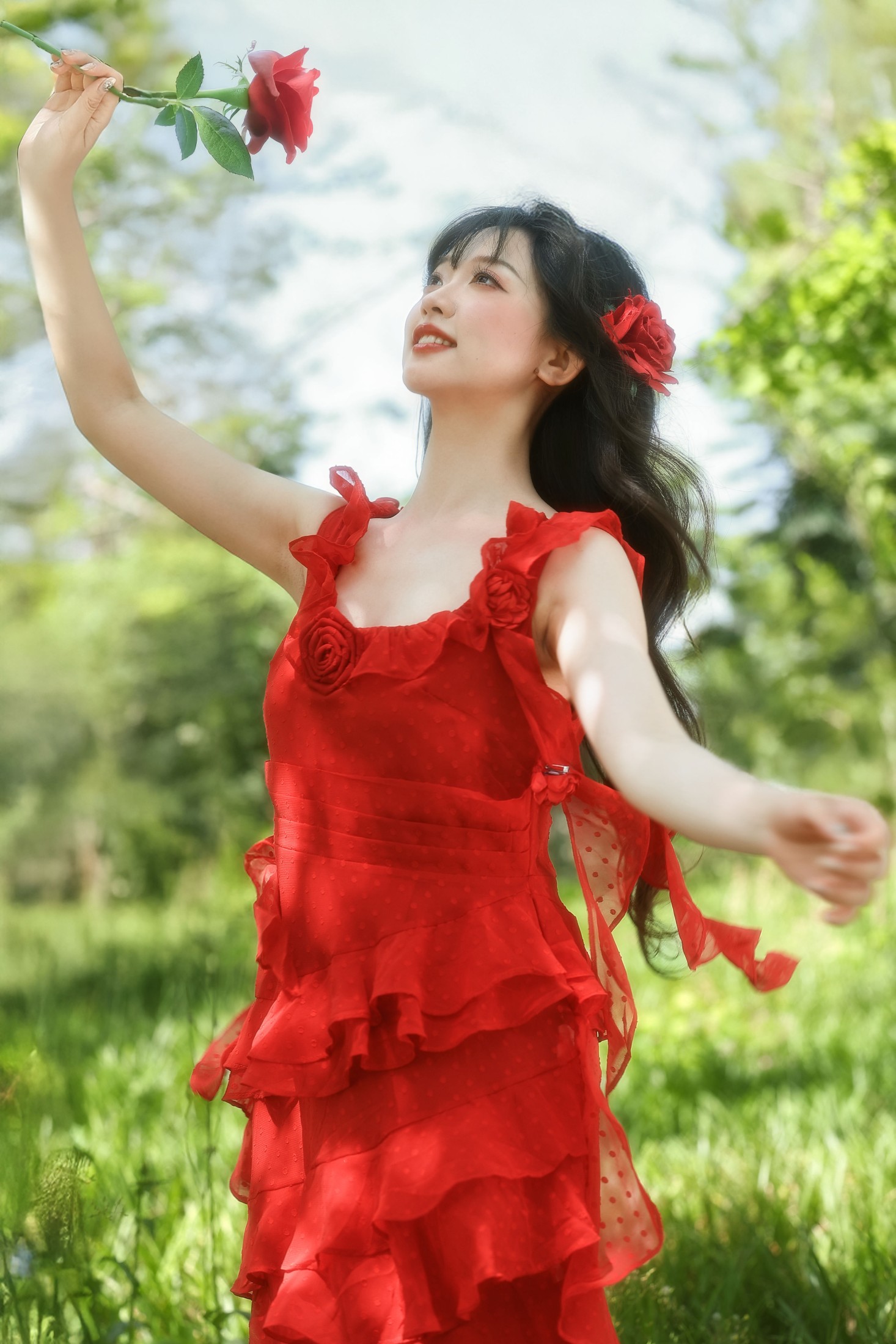 图片[3] - 狮子 - 《满屏生命力，像极了夏日肆意绽放的红玫瑰》[20P] - 机器猫次元 - 机器猫次元