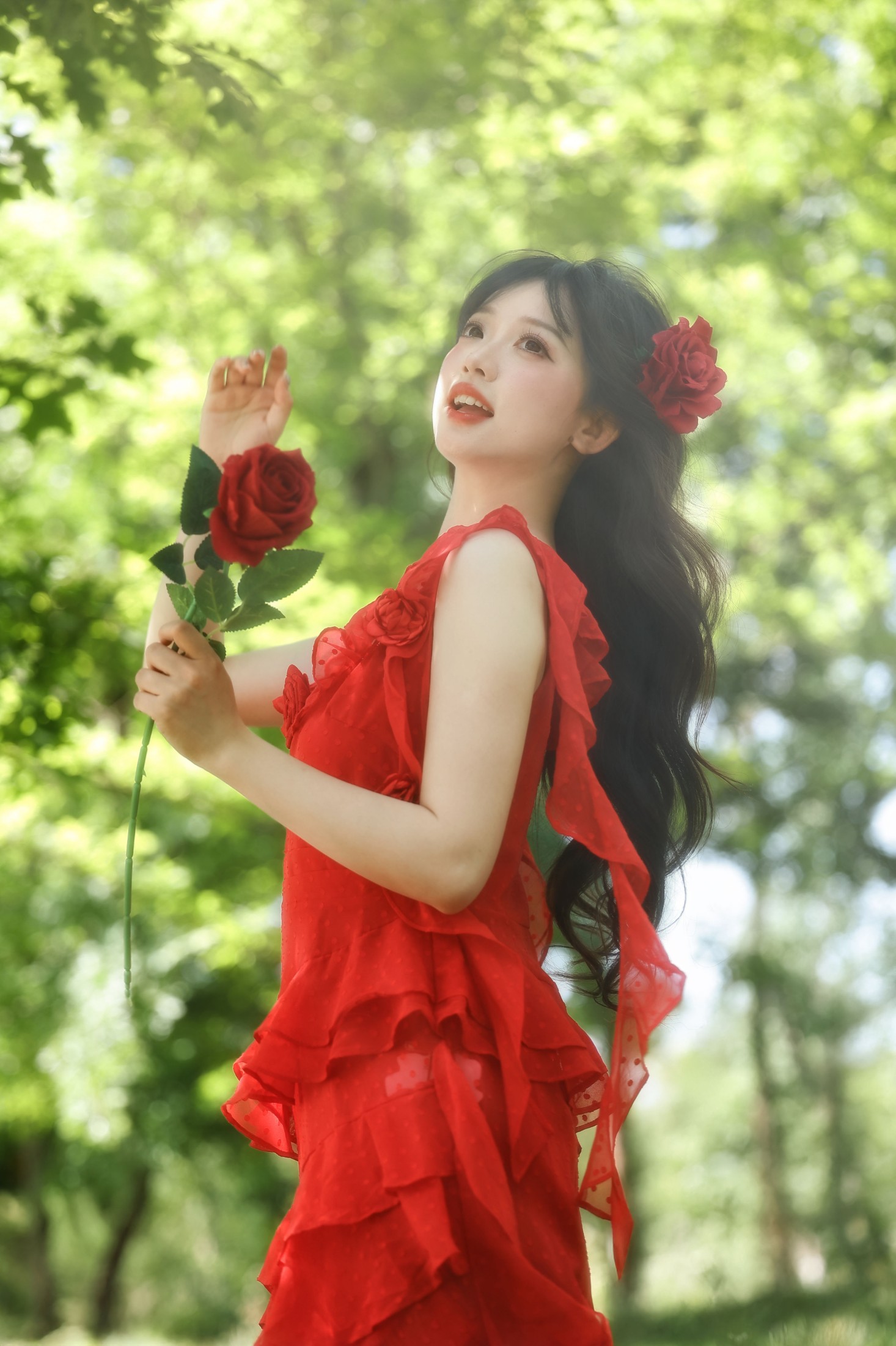 图片[6] - 狮子 - 《满屏生命力，像极了夏日肆意绽放的红玫瑰》[20P] - 机器猫次元 - 机器猫次元