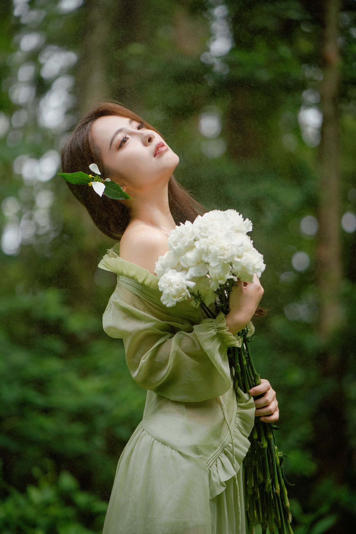 图片[7] - - 《森林童话：绿裙少女与光共舞》[39P] - 机器猫次元 - 机器猫次元