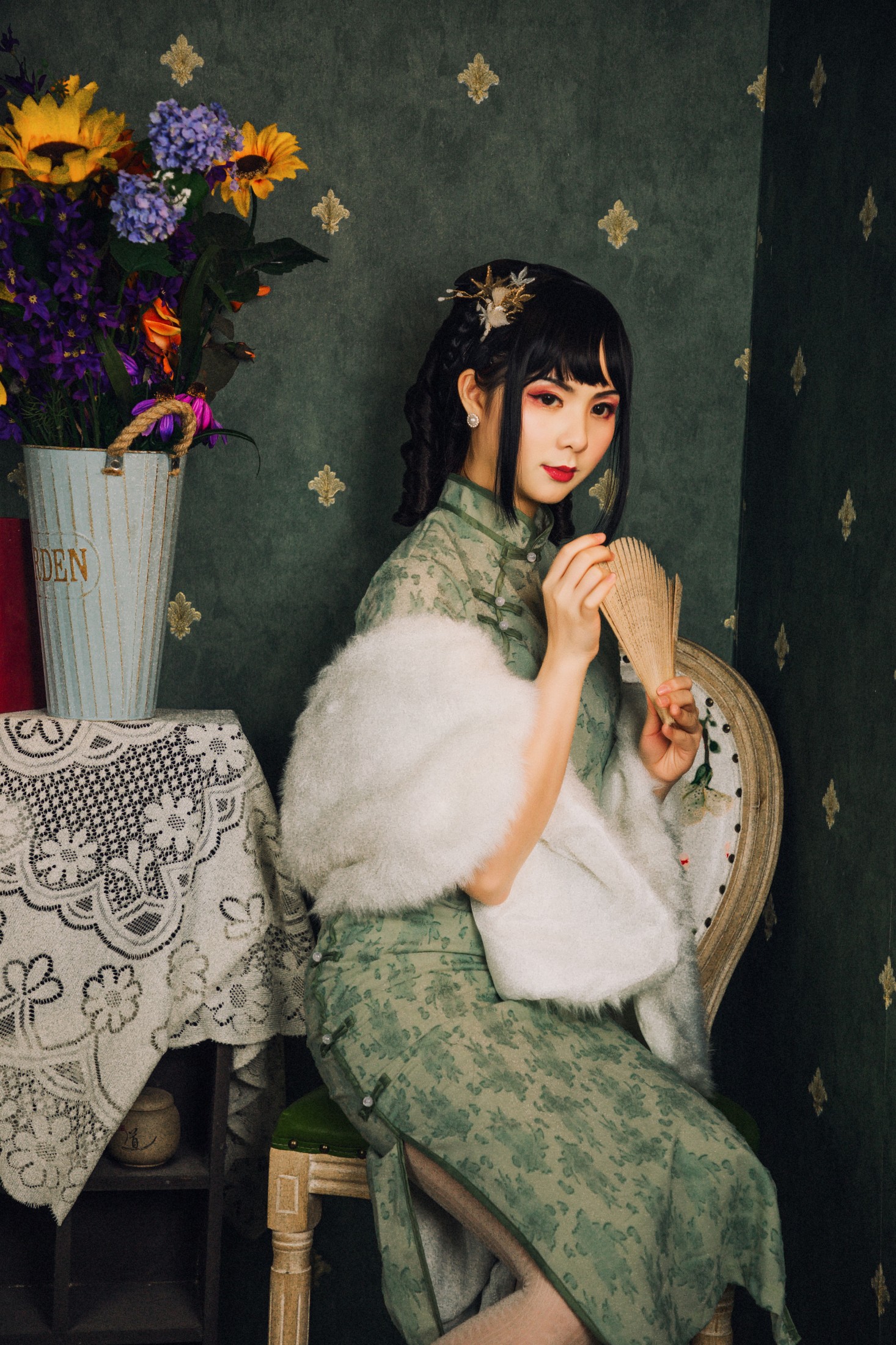 图片[3] - 明鸽儿 - 《在世间，唯有美女和旗袍不可辜负。》[20P] - 机器猫次元 - 机器猫次元