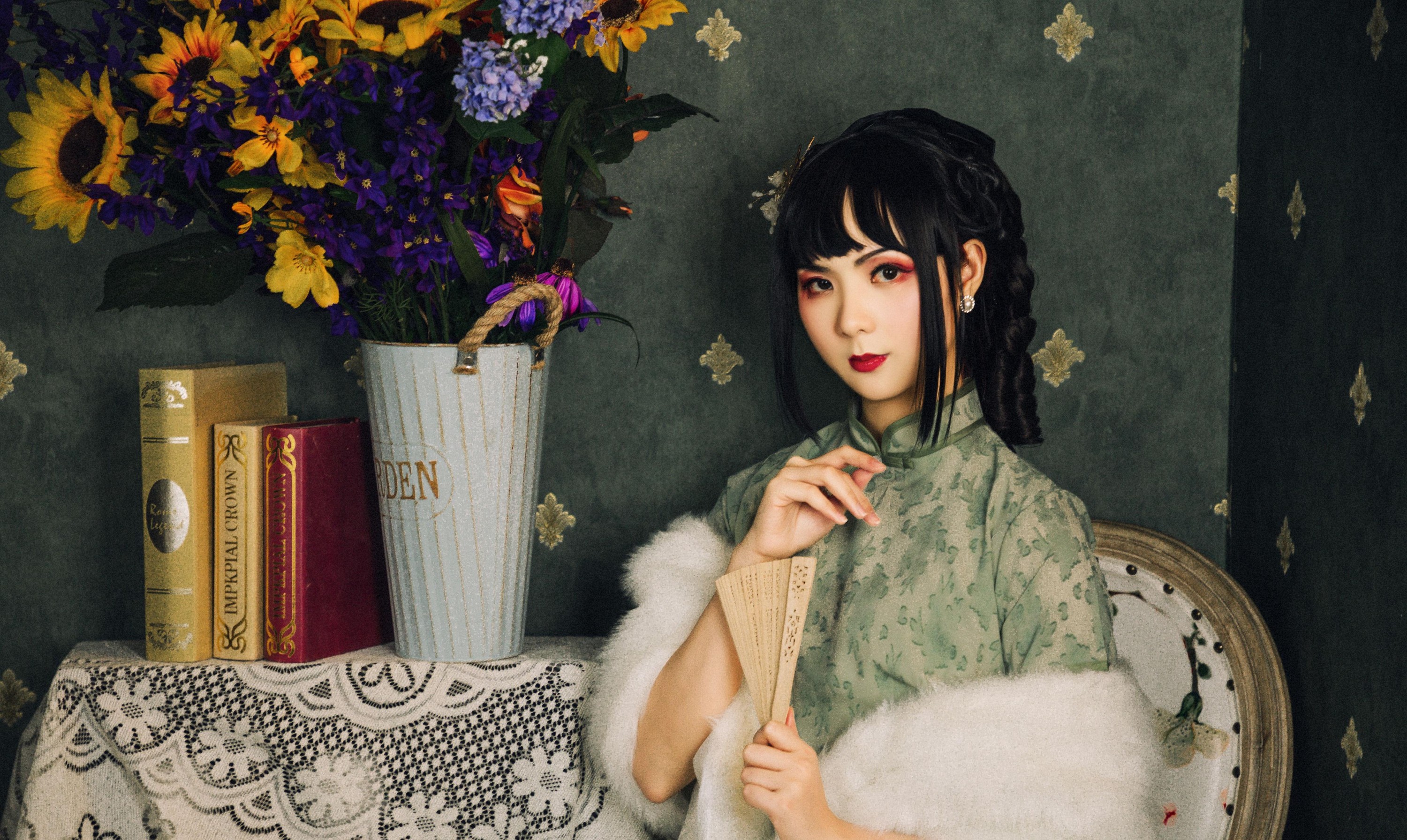 图片[2] - 明鸽儿 - 《在世间，唯有美女和旗袍不可辜负。》[20P] - 机器猫次元 - 机器猫次元