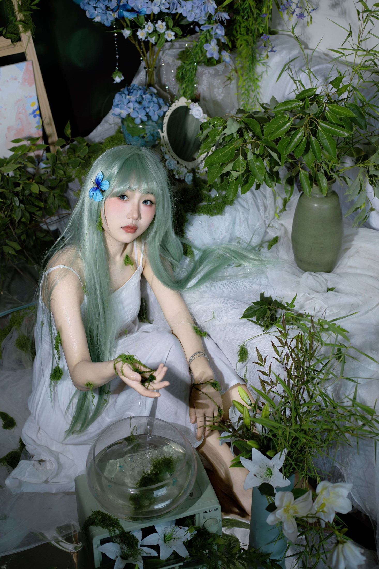 图片[2] - 躲进鲨鱼嘴里 - 《我的身体长满苔藓，跌落在潮湿的绿意里》[14P] - 机器猫次元 - 机器猫次元