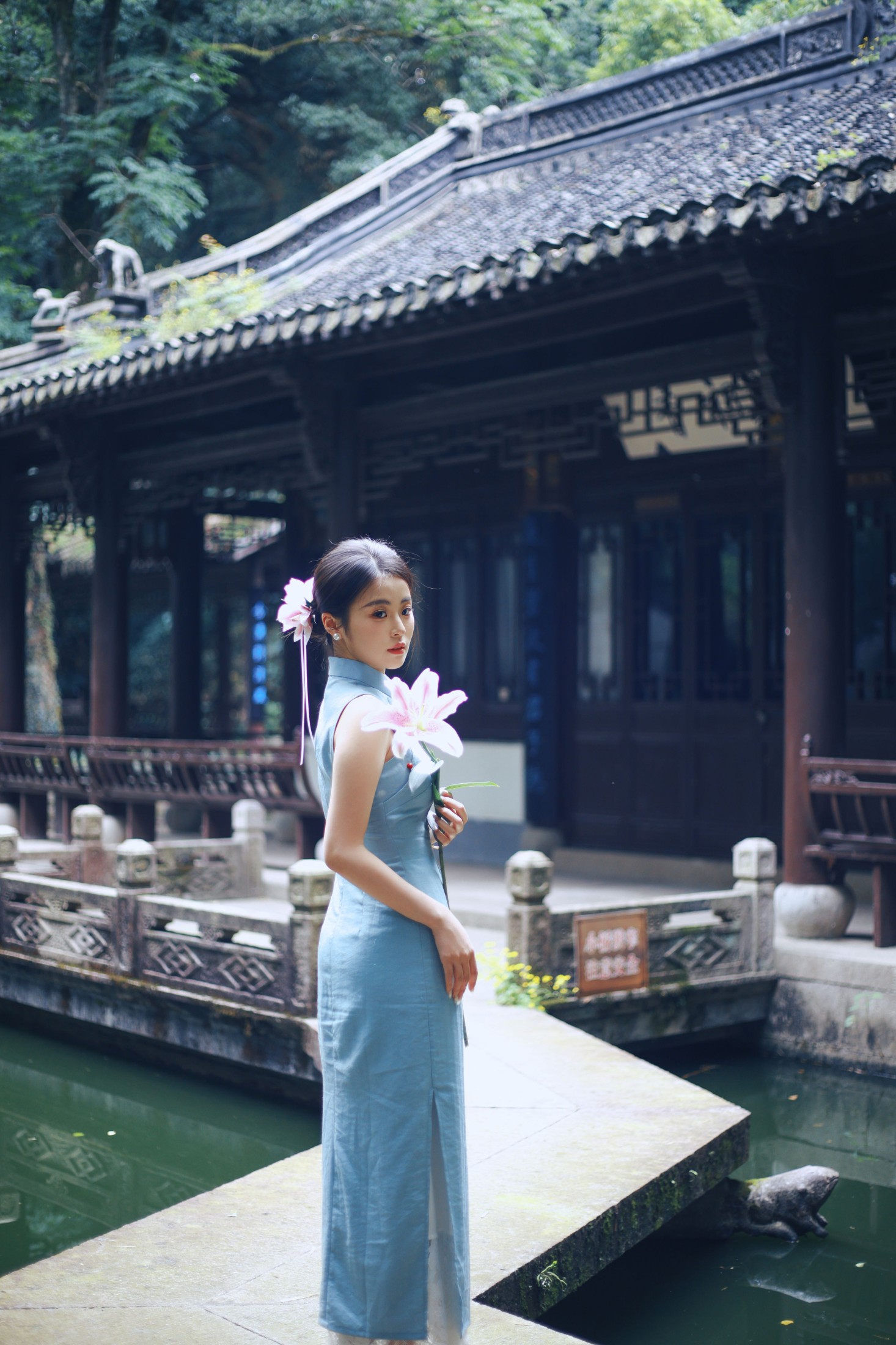 图片[4] - 小蓝 - 《越王台旗袍新中式》[31P] - 机器猫次元 - 机器猫次元
