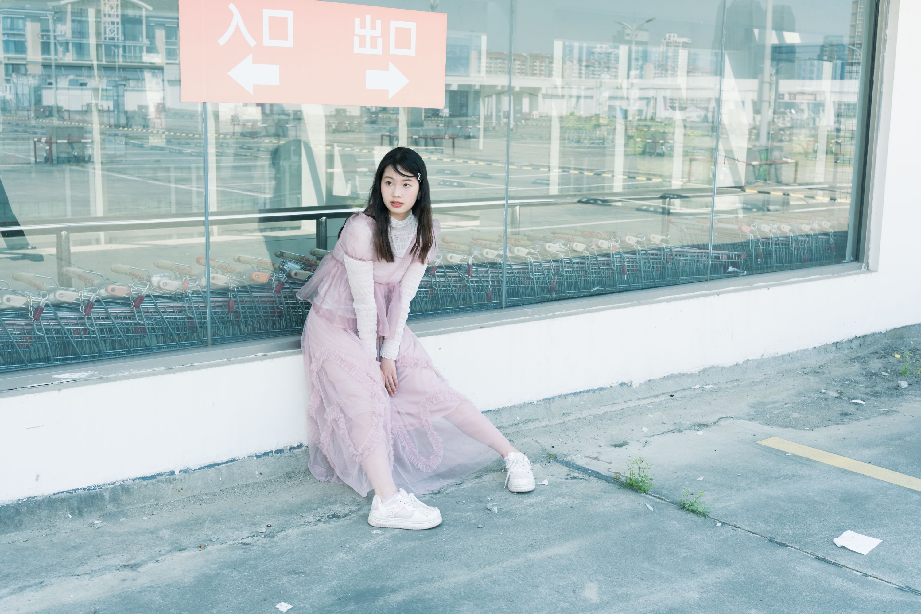 图片[1] - 粉色少女 - 《天台邂逅 | 日系少女的梦幻诗篇》[21P] - 机器猫次元 - 机器猫次元