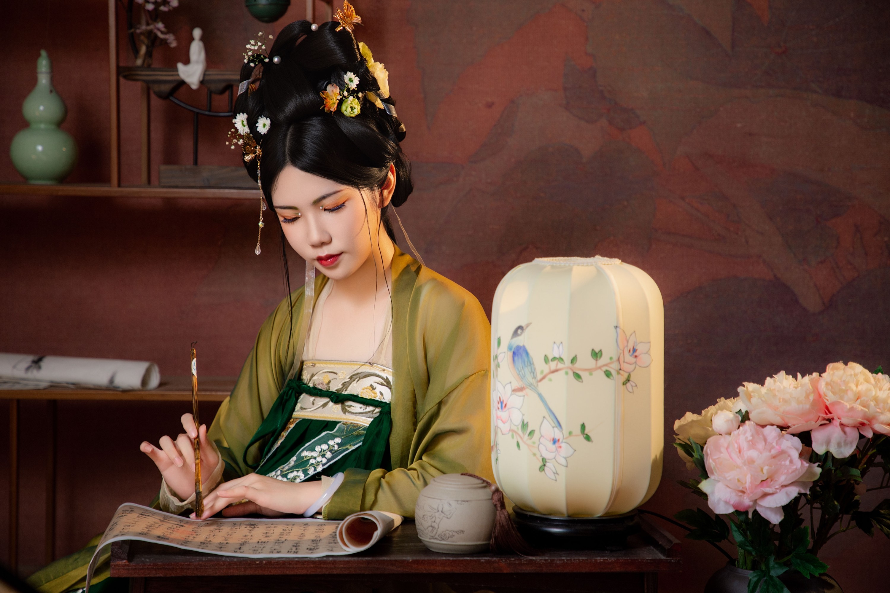 图片[1] - 胖头鱼 - 《梧桐深院锁清秋》[17P] - 机器猫次元 - 机器猫次元