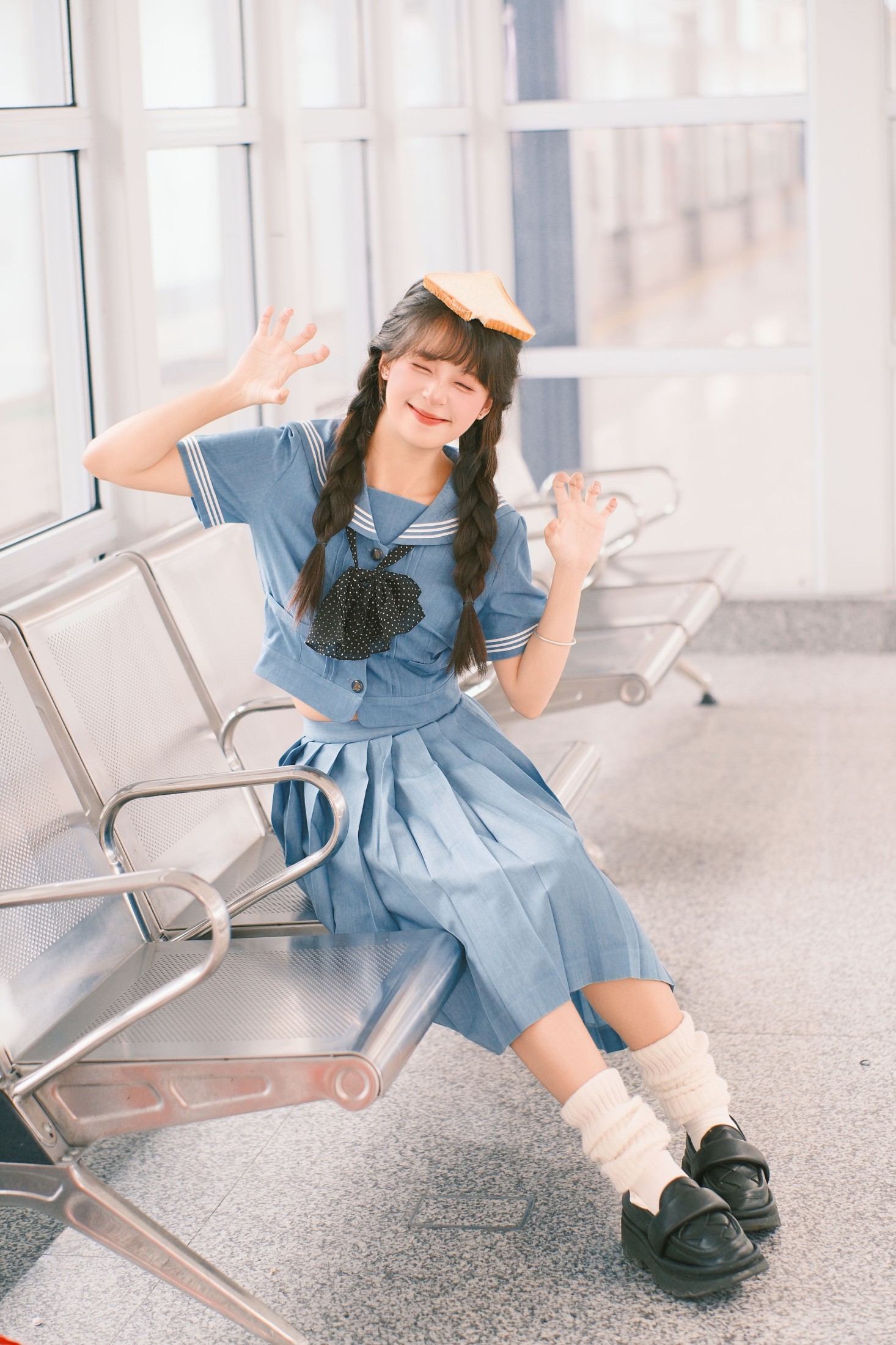 图片[2] - 夏芋小年 - 《蓝色系jk》[19P] - 机器猫次元 - 机器猫次元