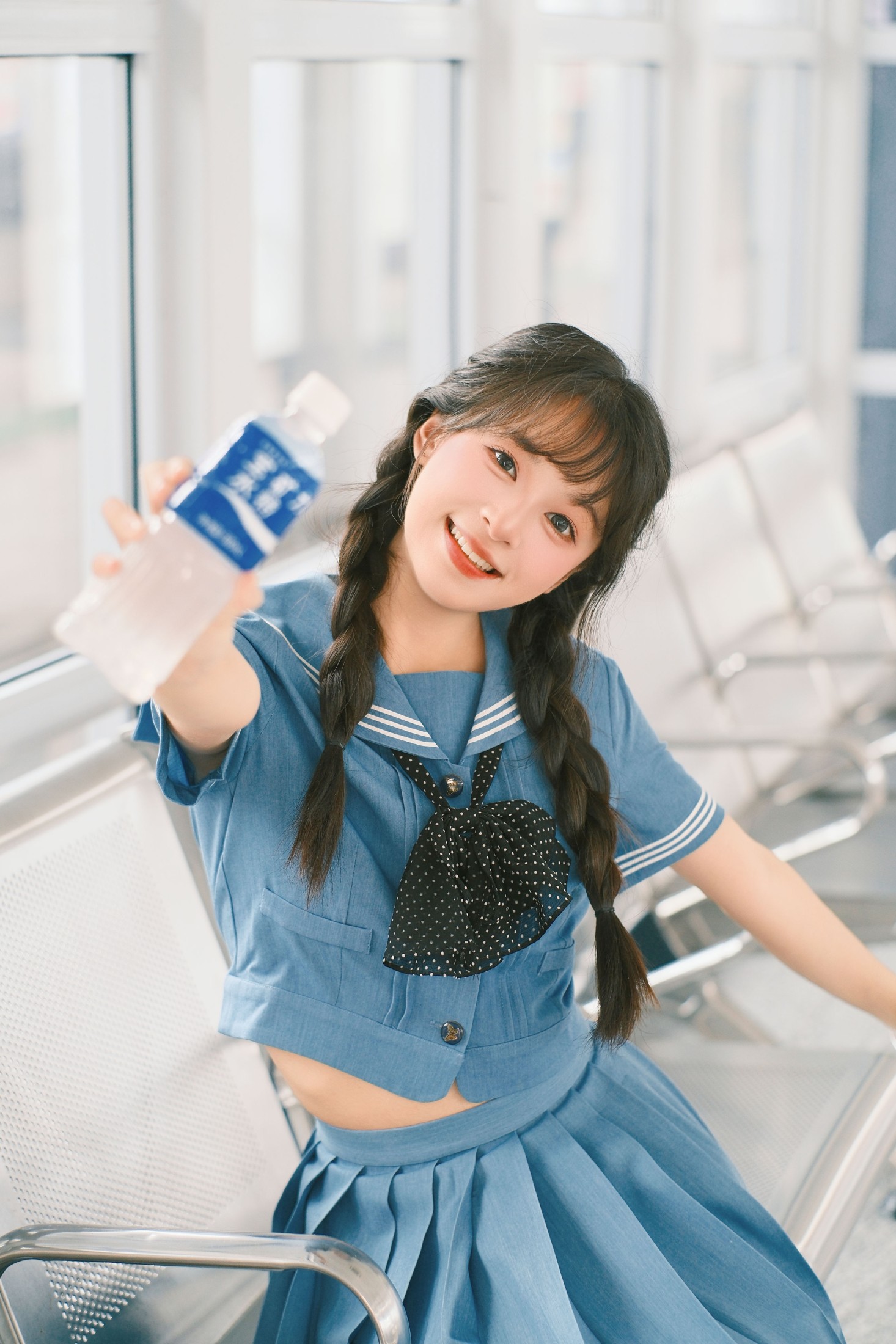 图片[3] - 夏芋小年 - 《蓝色系jk》[19P] - 机器猫次元 - 机器猫次元