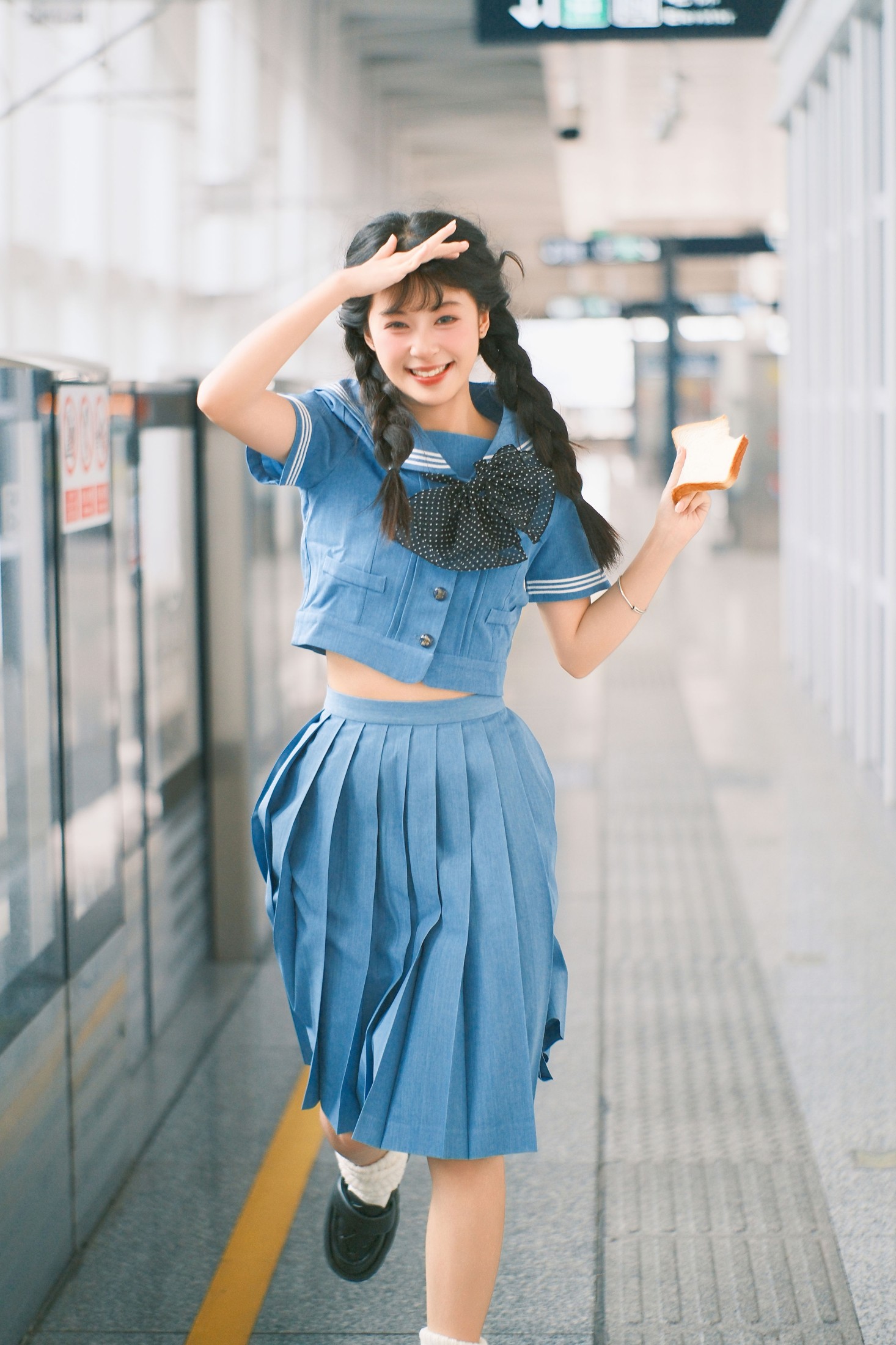 图片[5] - 夏芋小年 - 《蓝色系jk》[19P] - 机器猫次元 - 机器猫次元