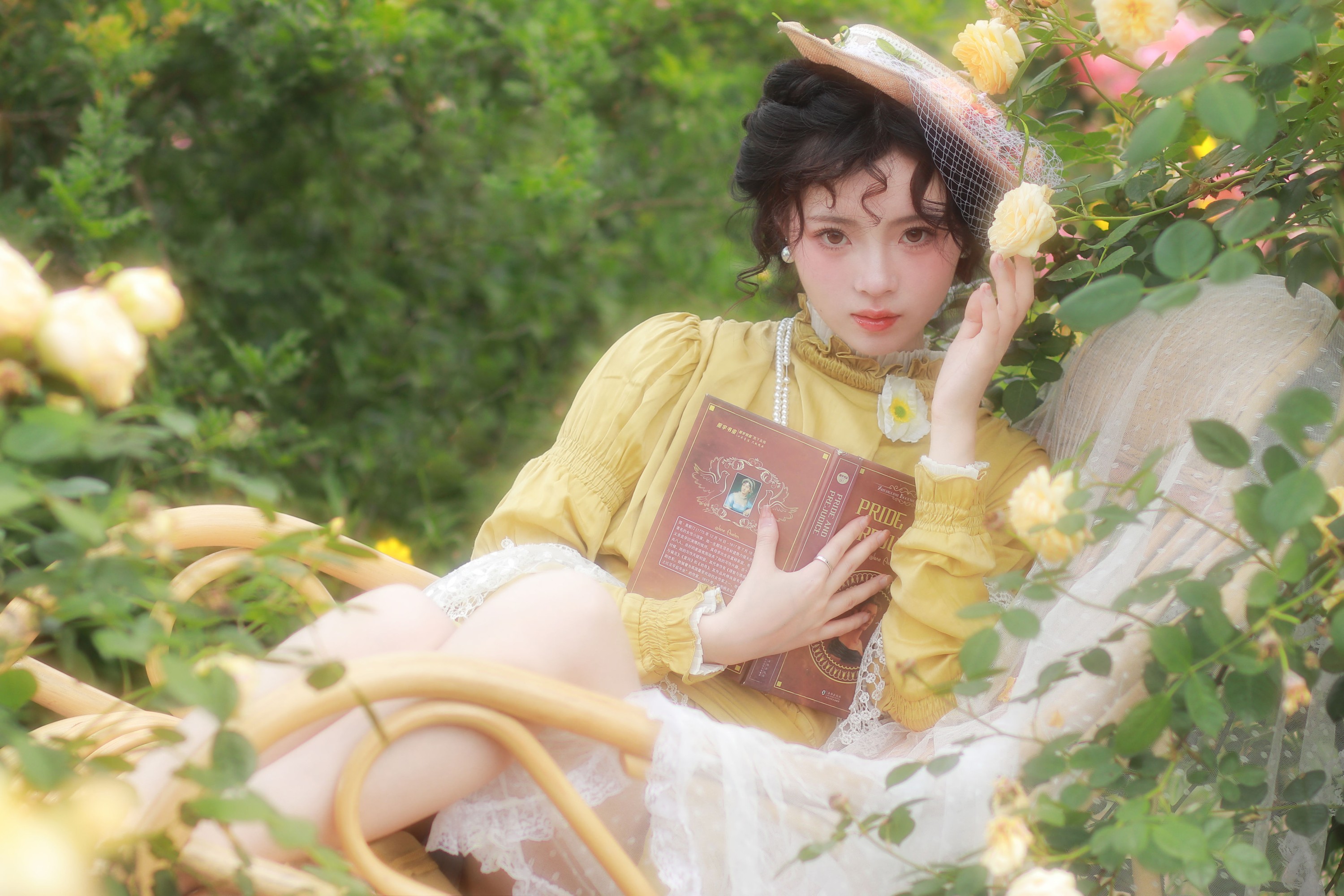 图片[4] - 鹿离 - 《庄园少女～在浪漫的小花园小憩》[16P] - 机器猫次元 - 机器猫次元