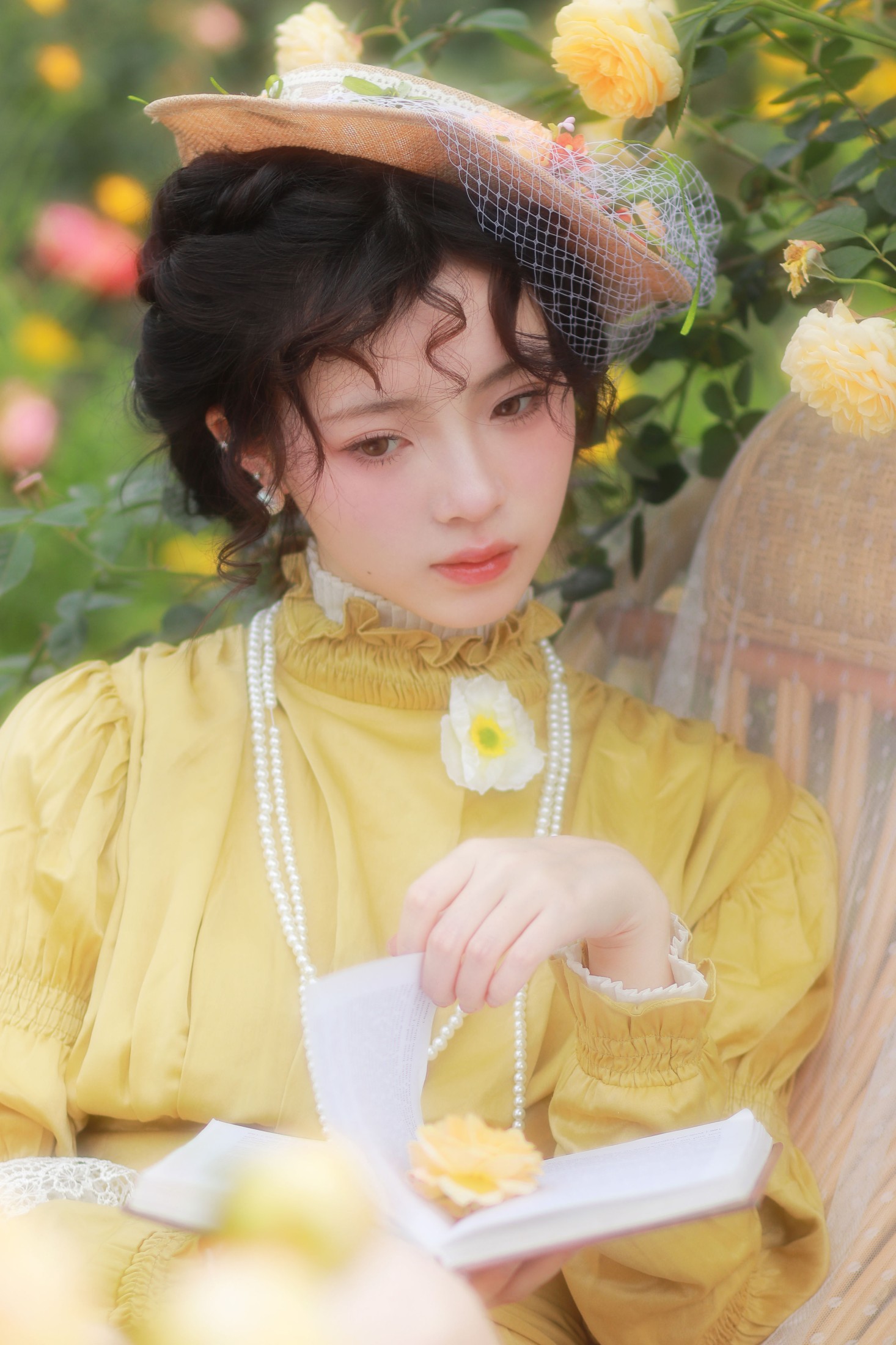 图片[5] - 鹿离 - 《庄园少女～在浪漫的小花园小憩》[16P] - 机器猫次元 - 机器猫次元