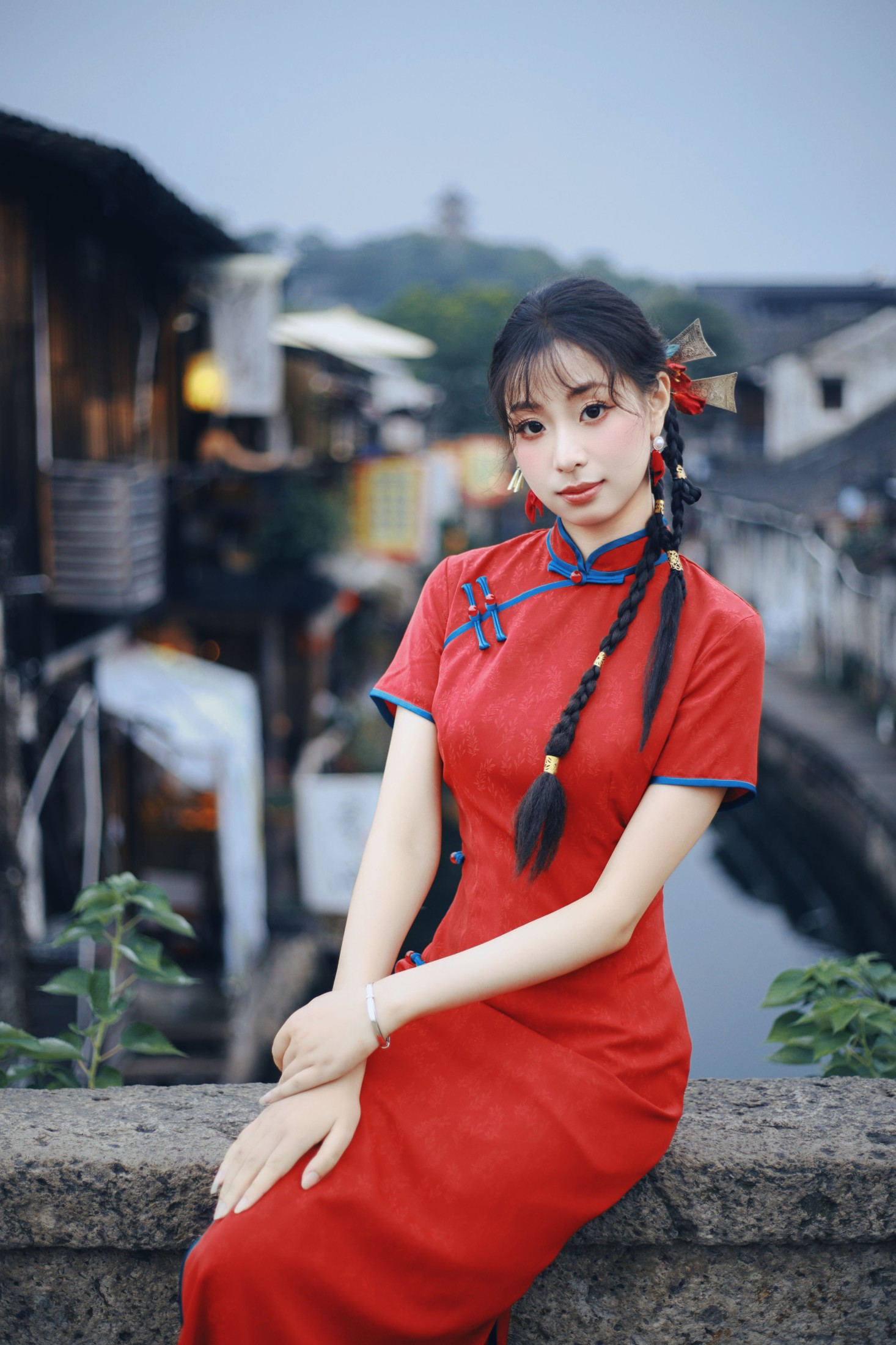 图片[1] - 小u - 《书圣故里江南水乡旗袍》[23P] - 机器猫次元 - 机器猫次元