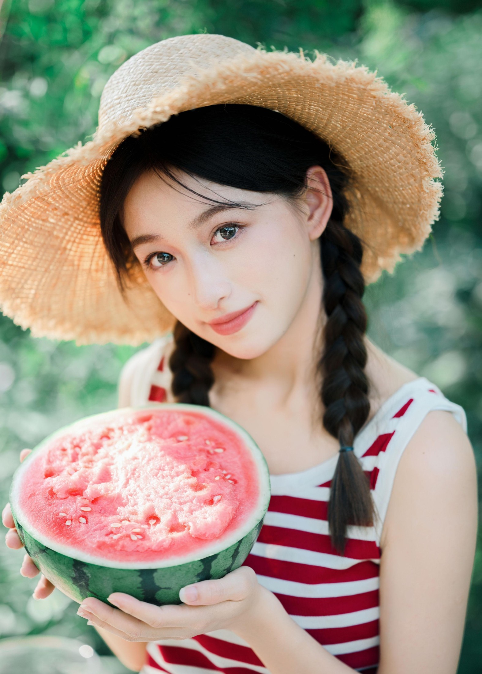 图片[2] - 林淼鑫 - 《夏日少女与红西瓜》[17P] - 机器猫次元 - 机器猫次元