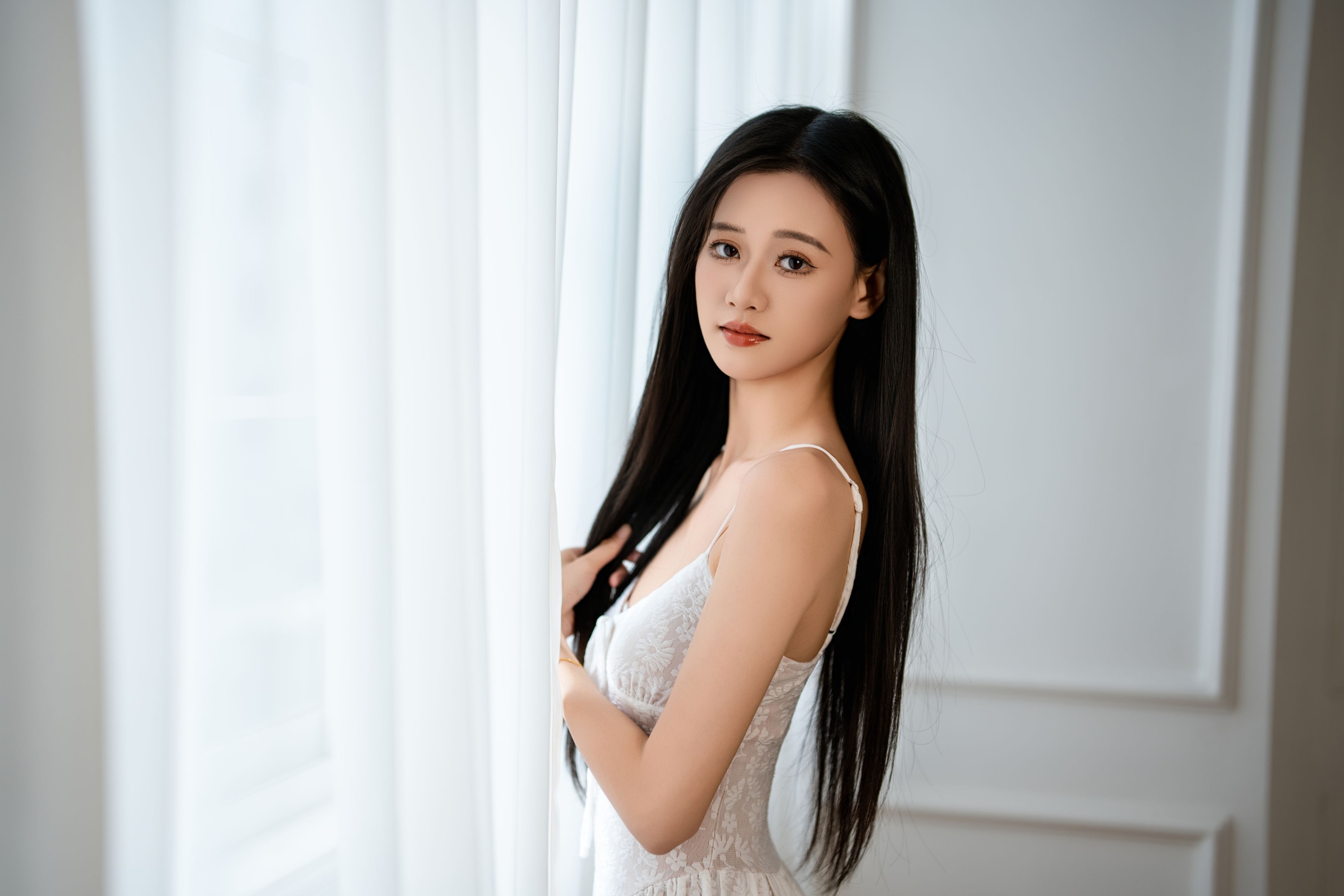 图片[5] - 晓晓 - 《白色纱裙》[44P] - 机器猫次元 - 机器猫次元