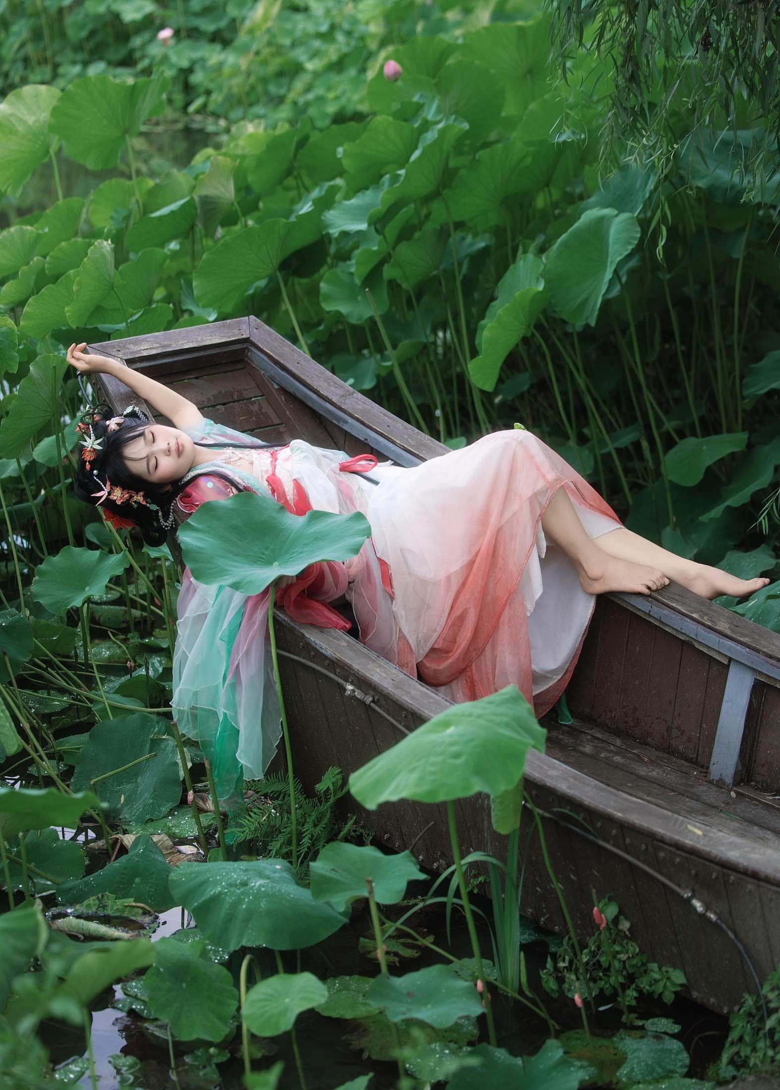图片[2] - 婳婳 - 《夏日荷花》[17P] - 机器猫次元 - 机器猫次元
