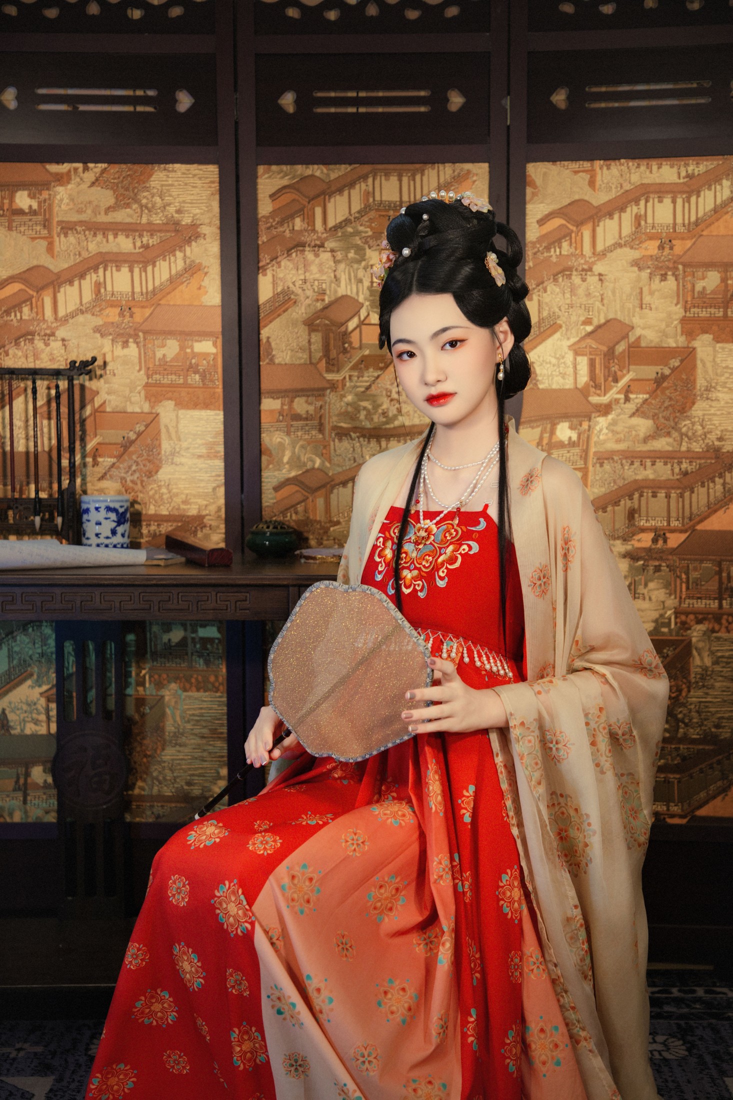 图片[1] - 花怜 - 《唐风美女》[16P] - 机器猫次元 - 机器猫次元