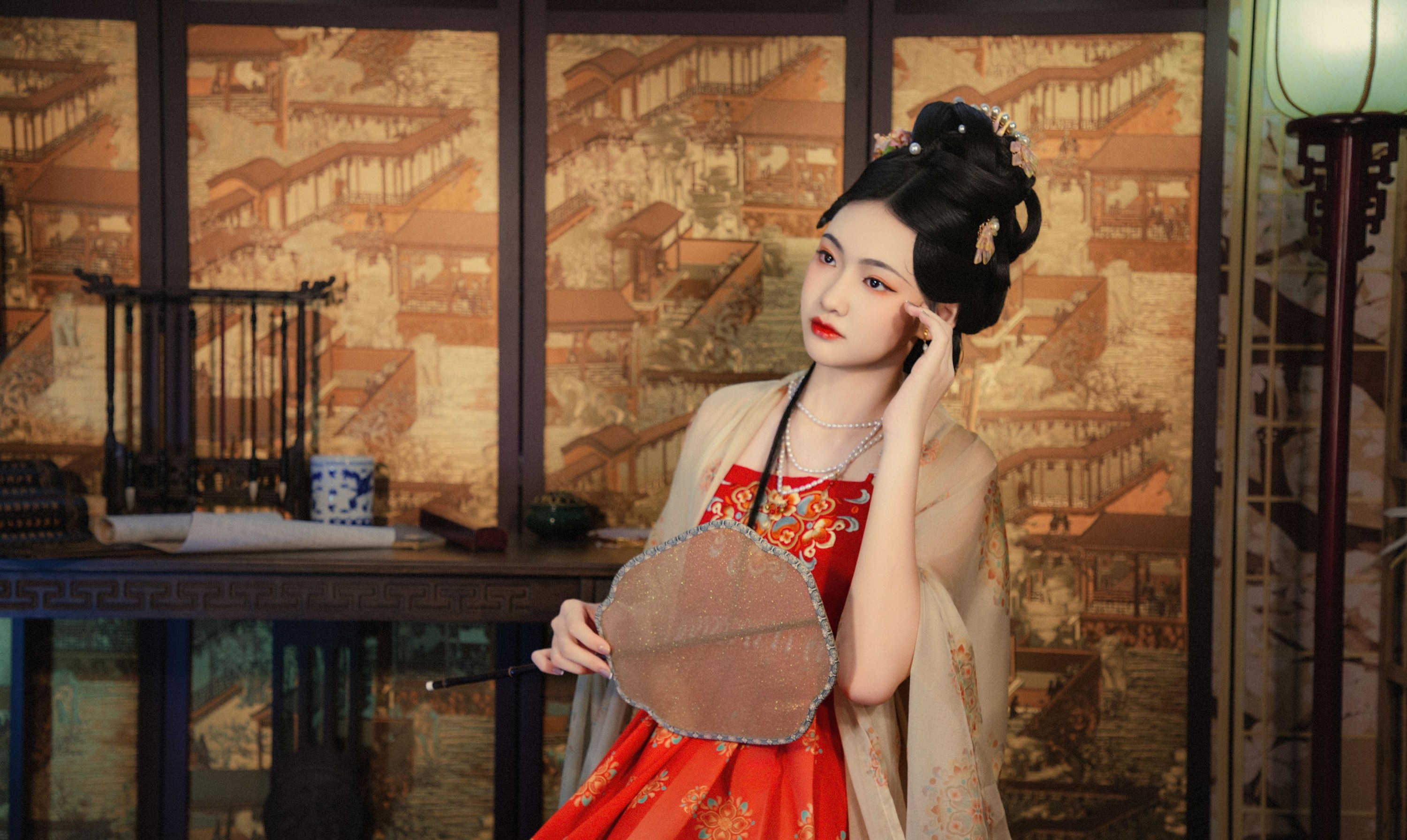 图片[2] - 花怜 - 《唐风美女》[16P] - 机器猫次元 - 机器猫次元