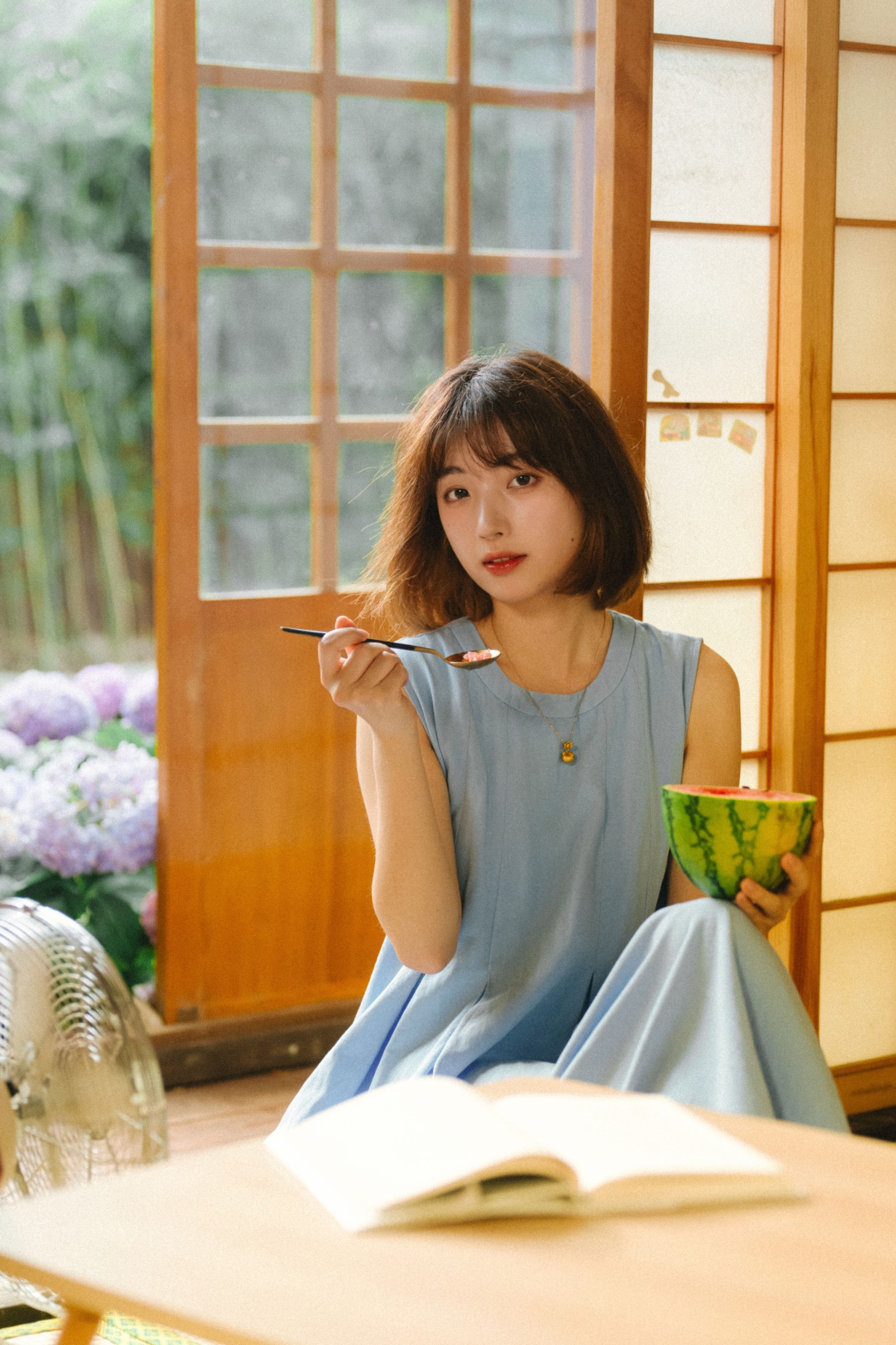 图片[1] - 麻薯旎子 - 《尝一口西瓜味的夏天～》[60P] - 机器猫次元 - 机器猫次元