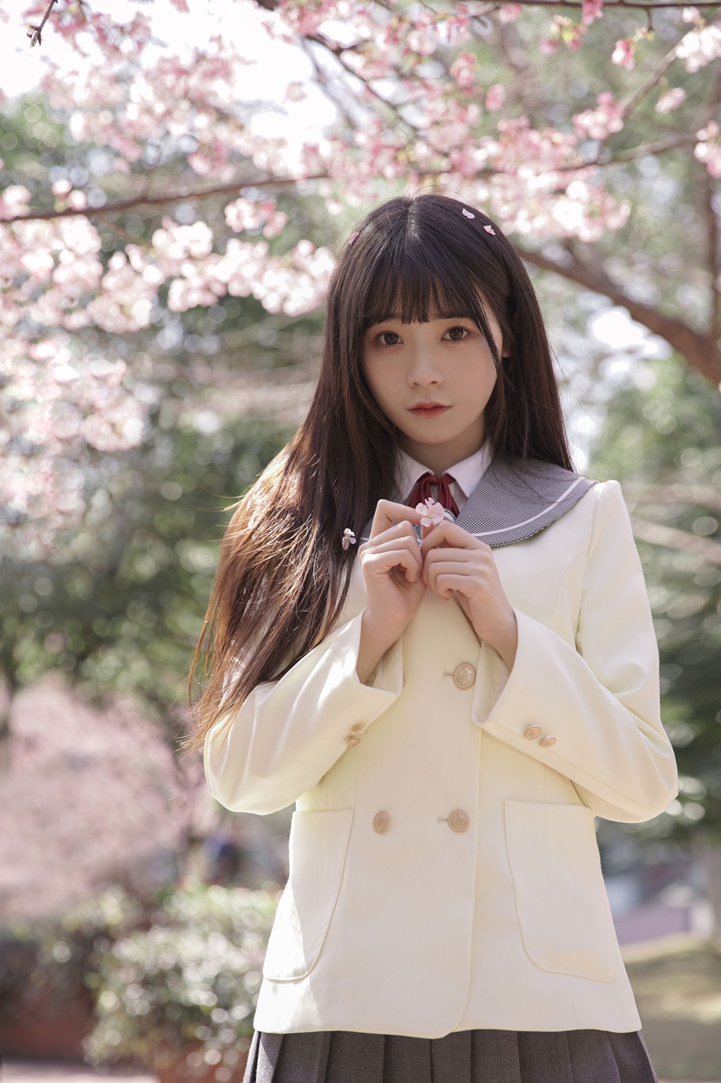图片[4] - 一只小沁 - 《樱花下的少女》[17P] - 机器猫次元 - 机器猫次元