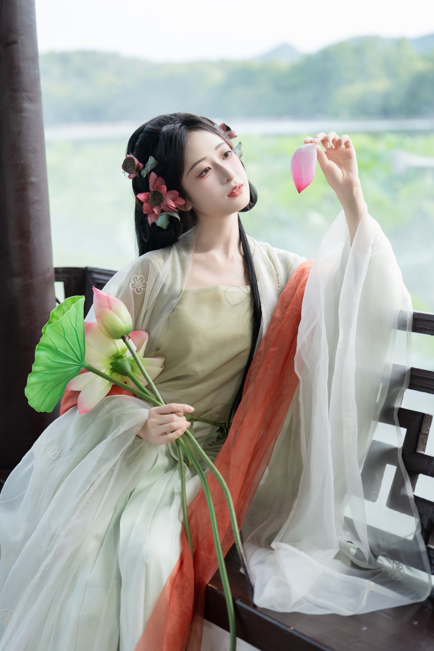 图片[8] - 小何 - 《荷花如画》[20P] - 机器猫次元 - 机器猫次元