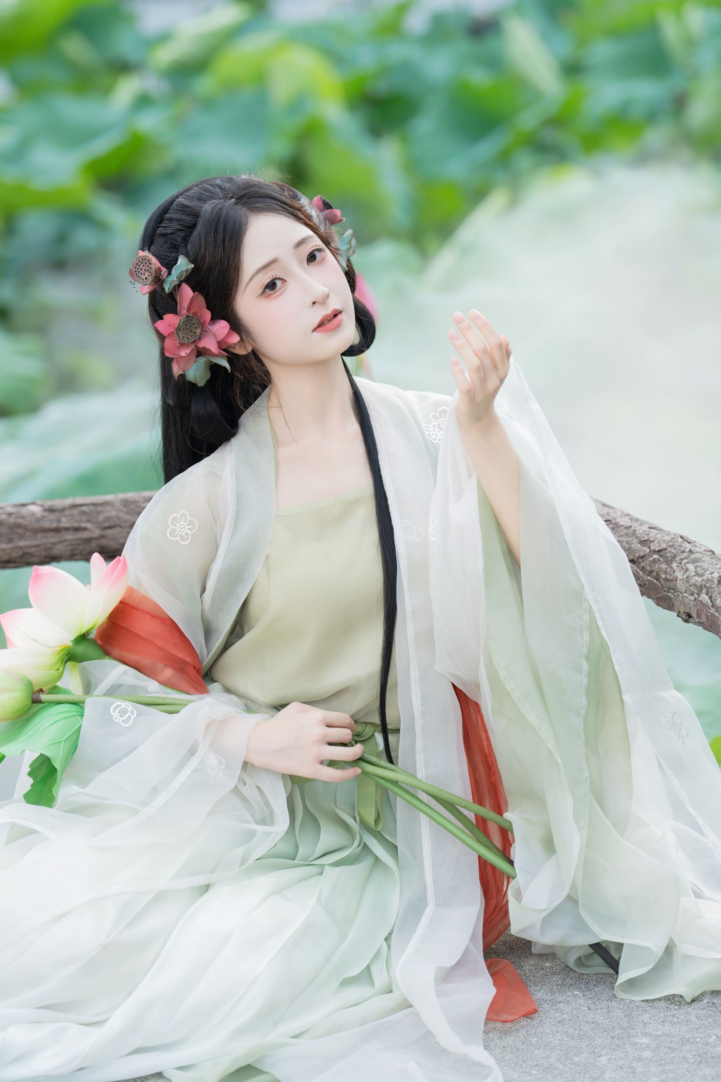 图片[5] - 小何 - 《荷花如画》[20P] - 机器猫次元 - 机器猫次元