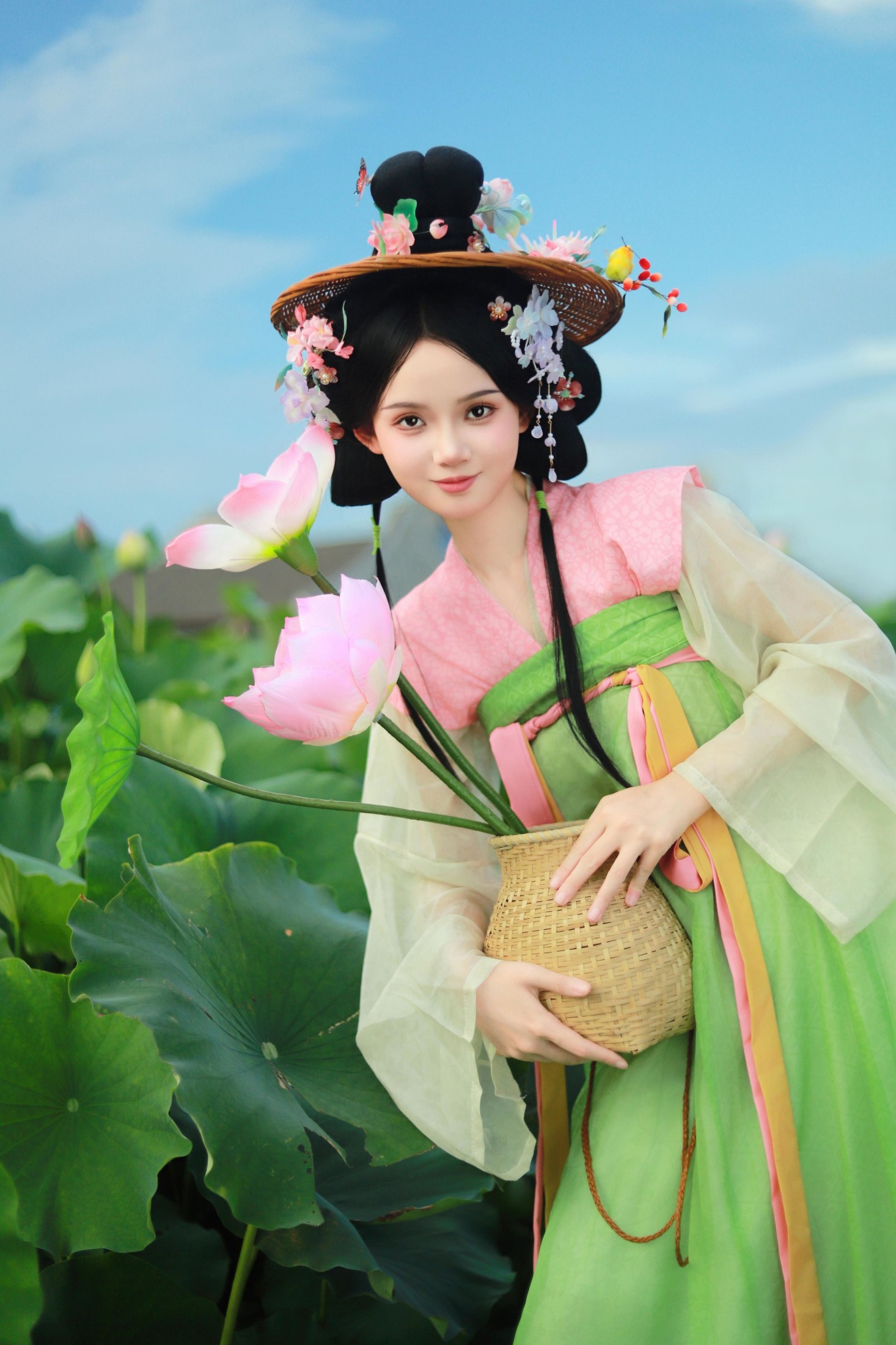 图片[1] - qbyb - 《采莲》[15P] - 机器猫次元 - 机器猫次元
