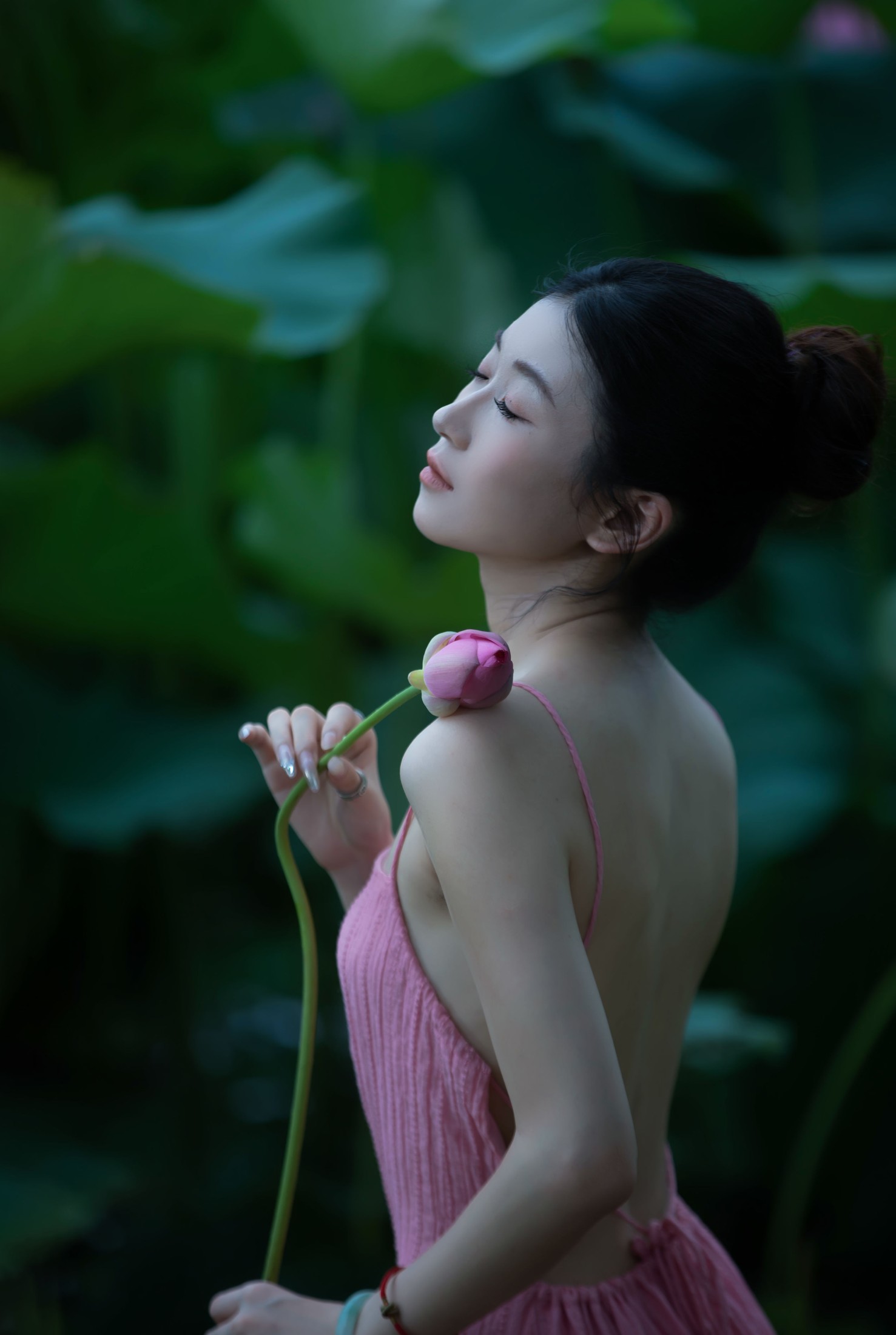 图片[3] - 牛排小王子 - 《荷花与少女》[15P] - 机器猫次元 - 机器猫次元