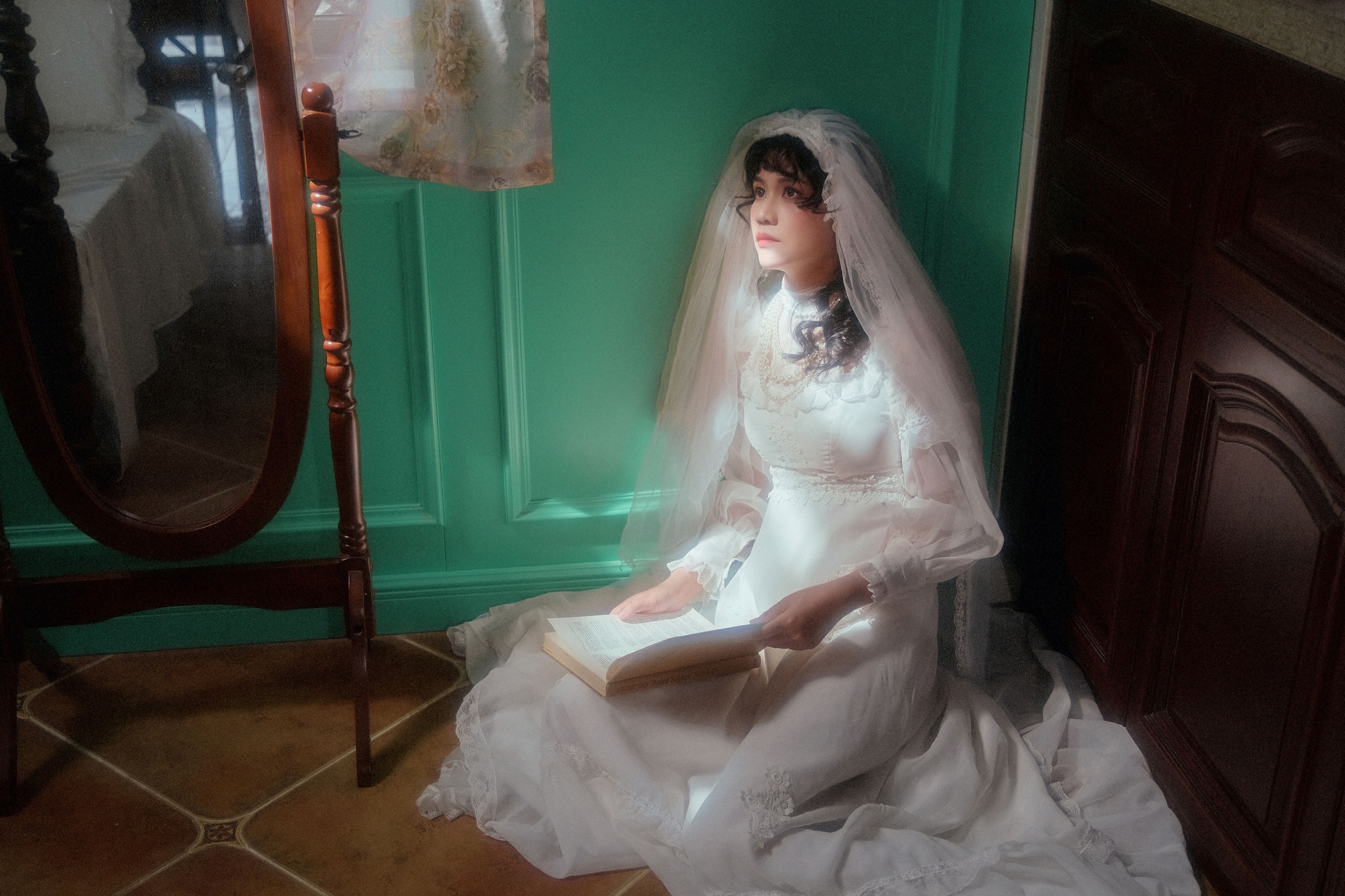 图片[8] - 钟灵 - 《复古婚纱》[27P] - 机器猫次元 - 机器猫次元