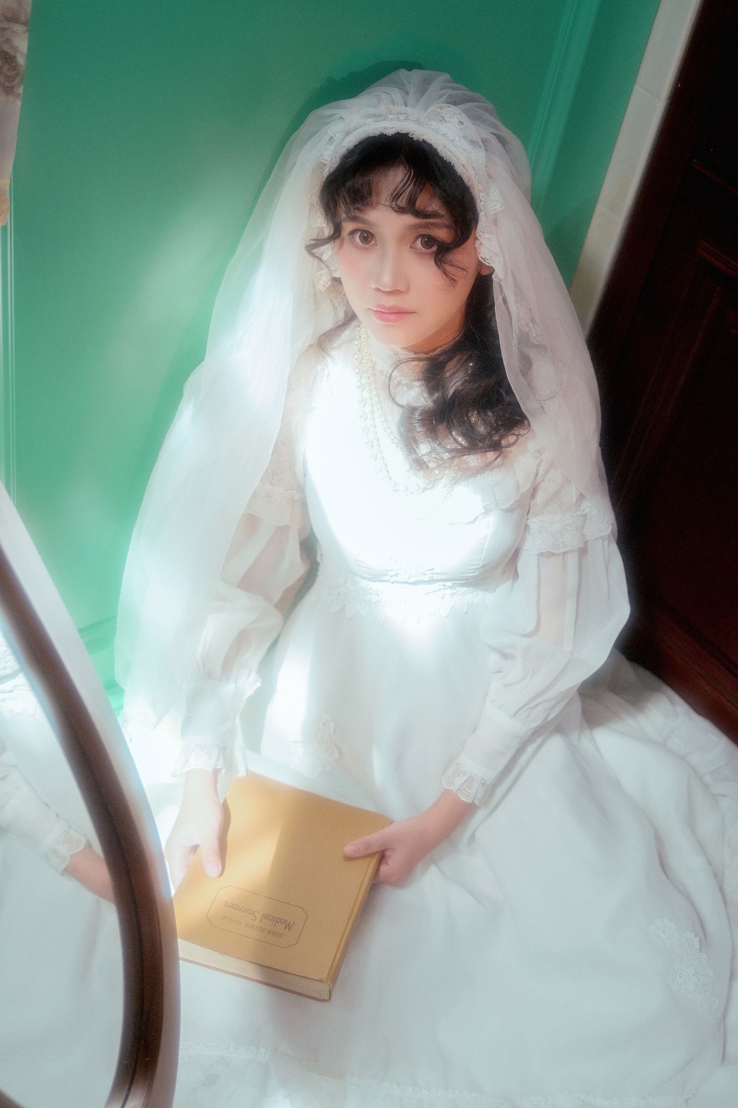 图片[1] - 钟灵 - 《复古婚纱》[27P] - 机器猫次元 - 机器猫次元