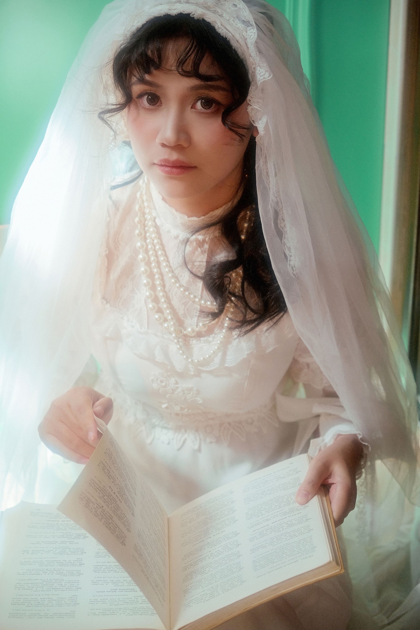图片[4] - 钟灵 - 《复古婚纱》[27P] - 机器猫次元 - 机器猫次元