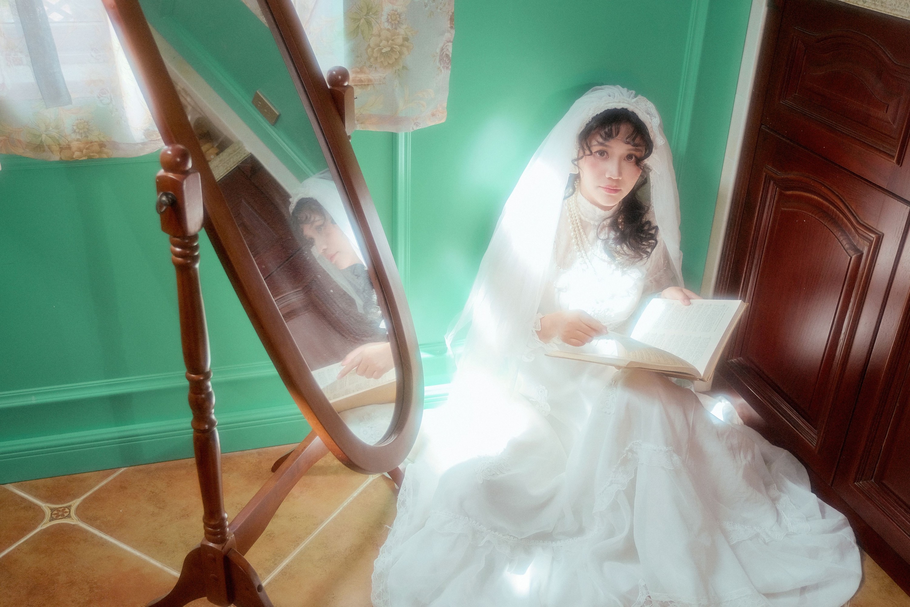 图片[6] - 钟灵 - 《复古婚纱》[27P] - 机器猫次元 - 机器猫次元