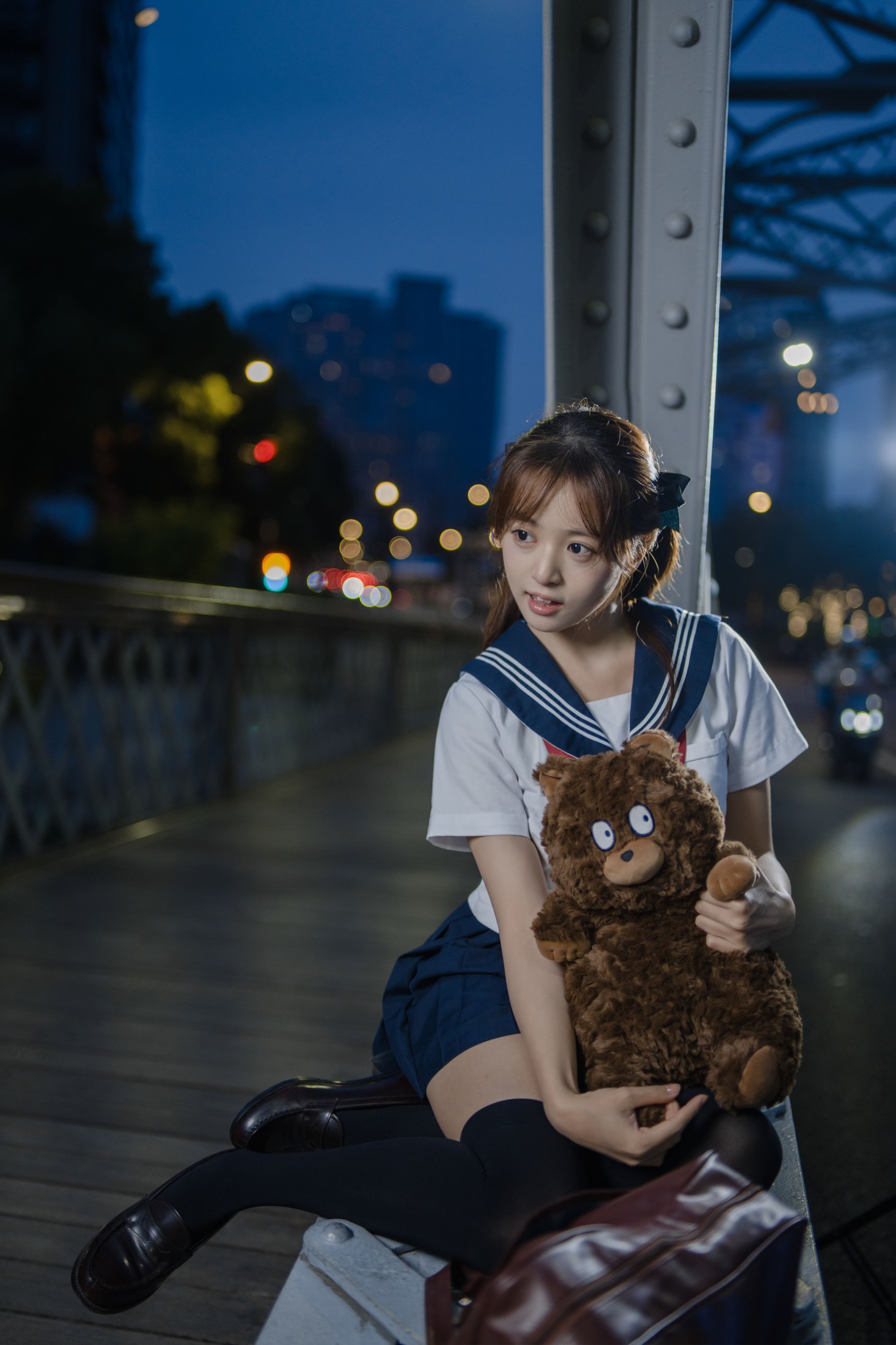 图片[7] - 小亿 - 《蓝调jk小可爱》[50P] - 机器猫次元 - 机器猫次元