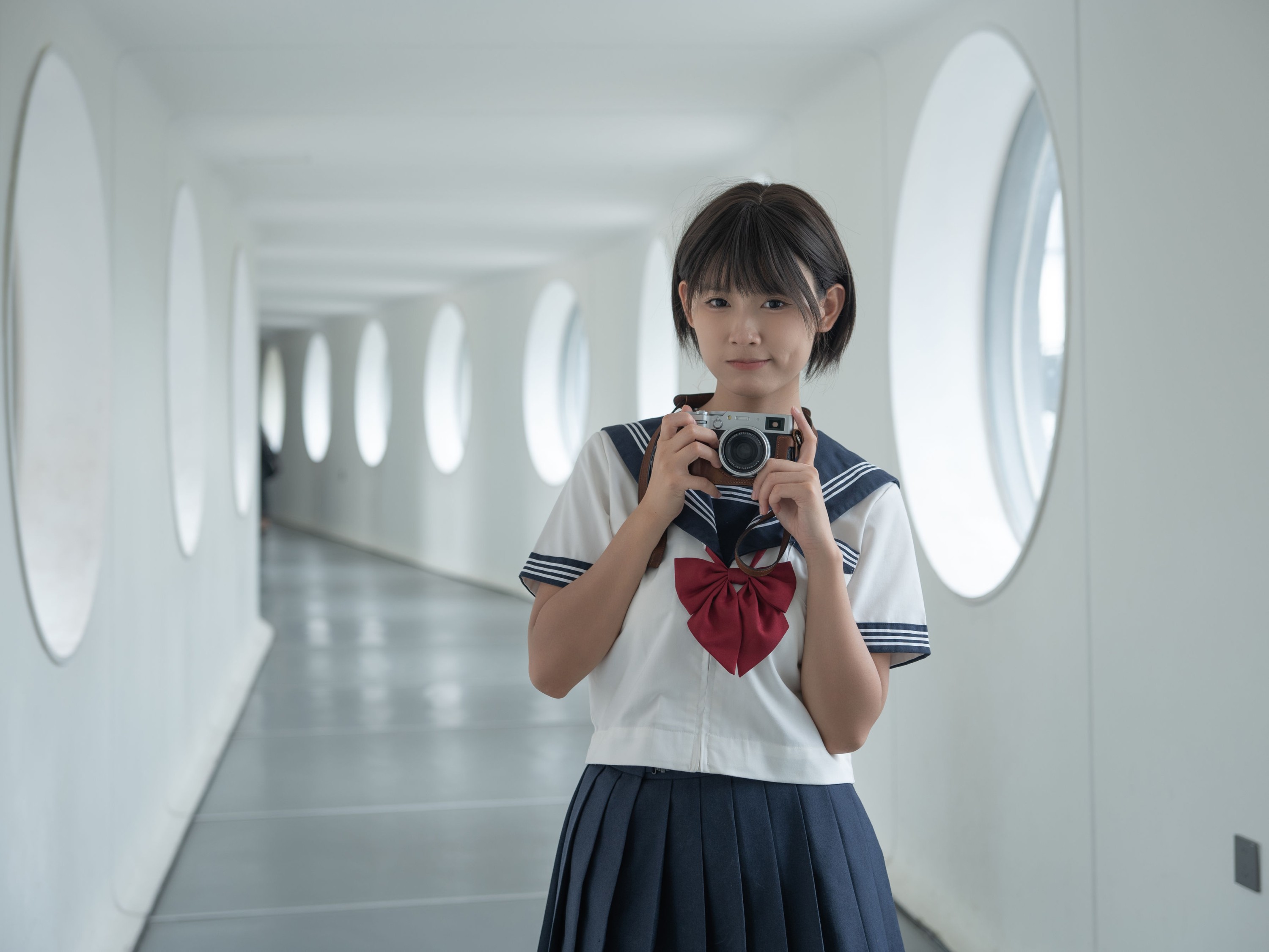 图片[1] - 喜欢kimo真不错 - 《制服少女：夏天与清风的碎片》[52P] - 机器猫次元 - 机器猫次元