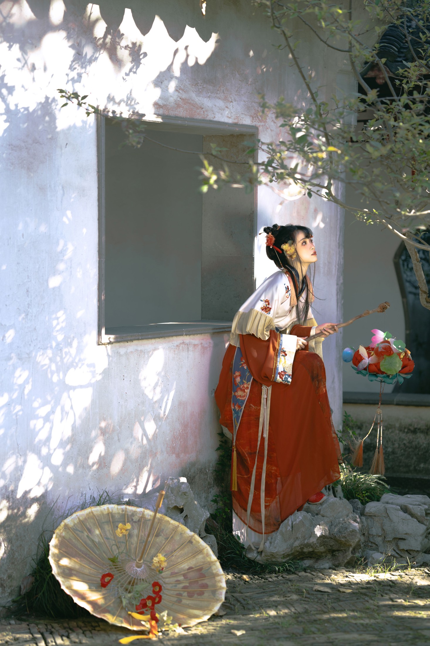 图片[1] - 桃迟 - 《园林中的小花妖》[21P] - 机器猫次元 - 机器猫次元