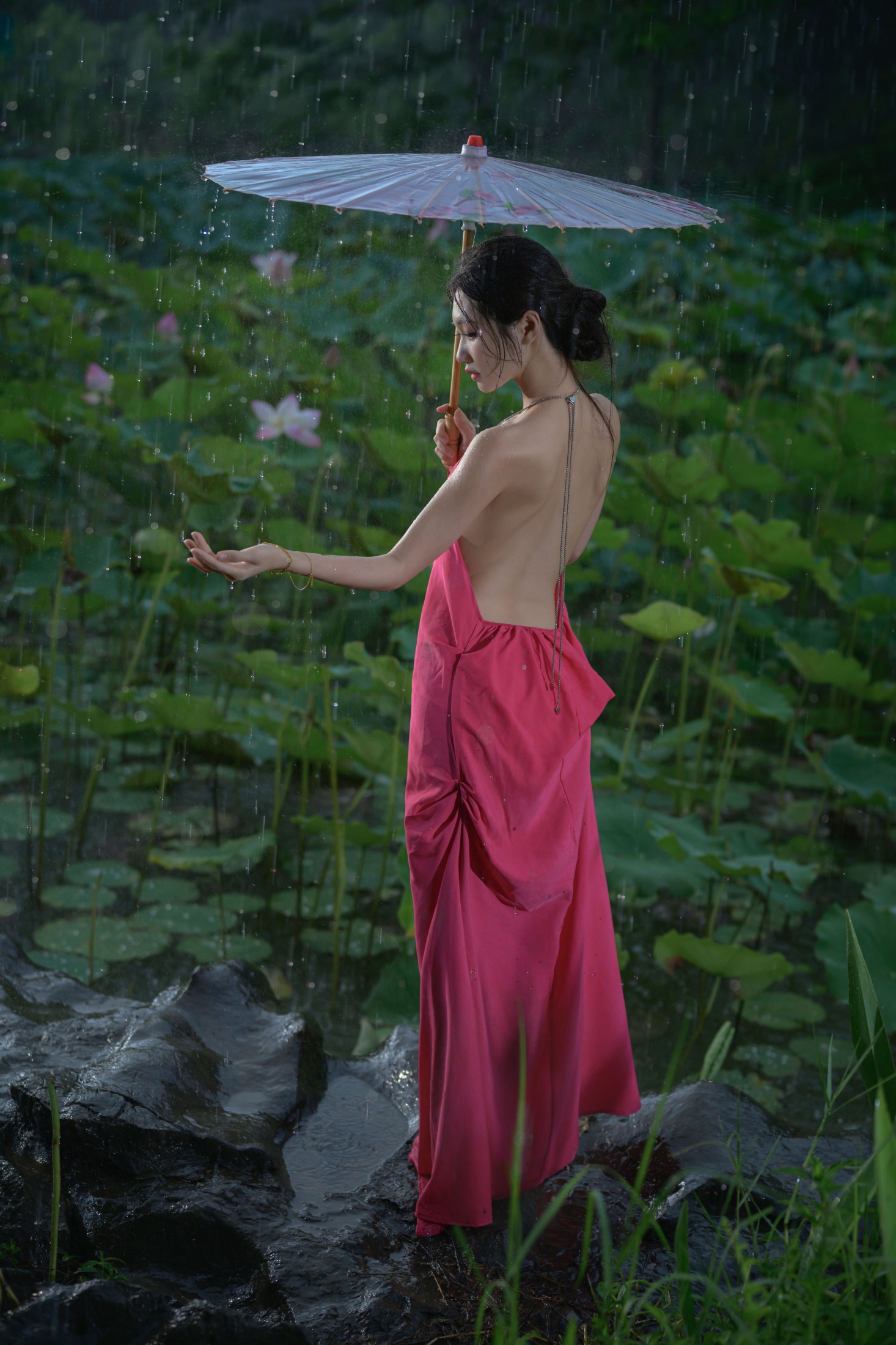 图片[4] - 瑾瑾吖 - 《雨荷》[17P] - 机器猫次元 - 机器猫次元