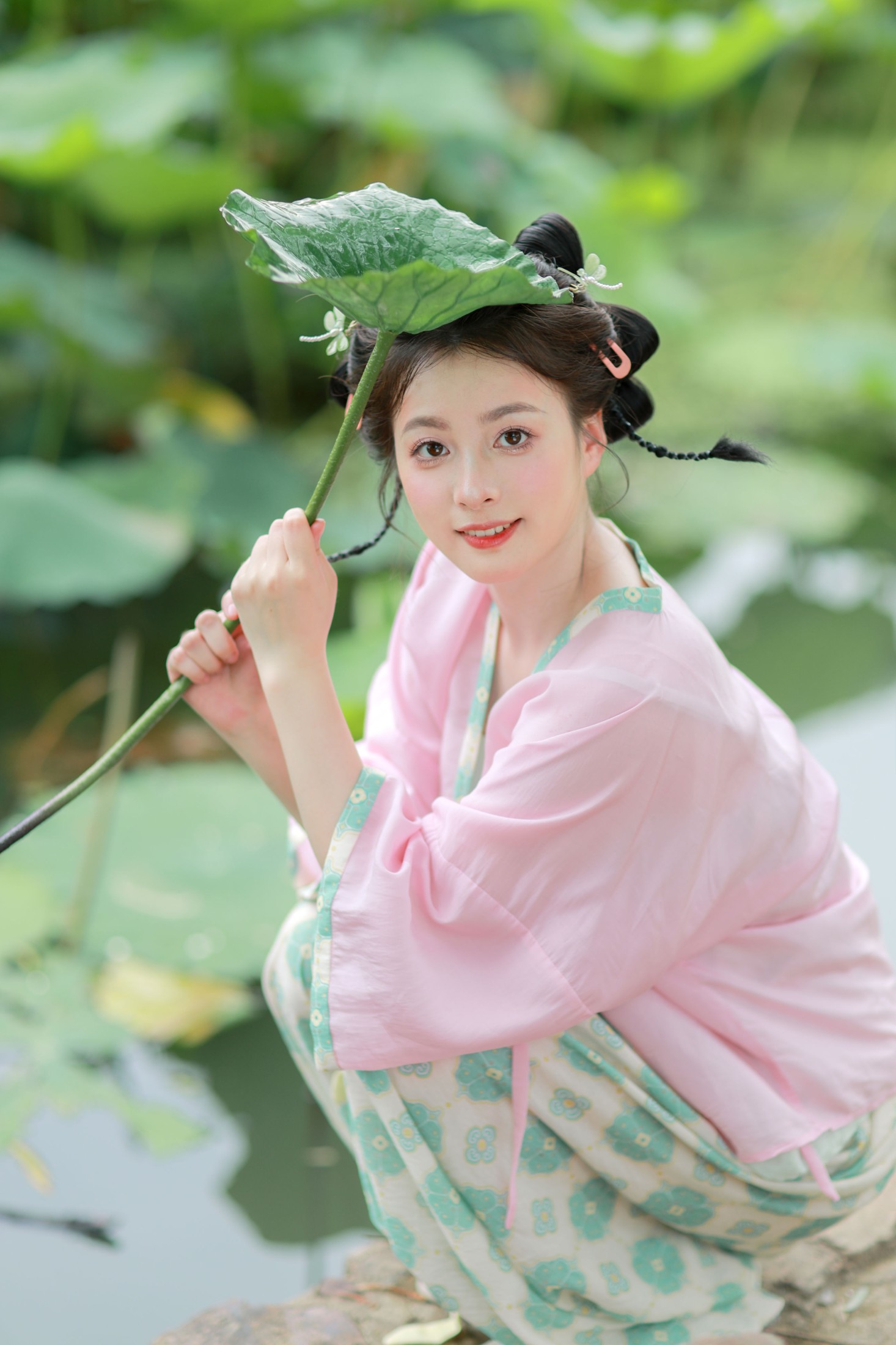 图片[1] - 小猫鱼干 - 《树荫照水弄晴柔，闲看蜻蜓立荷头》[13P] - 机器猫次元 - 机器猫次元
