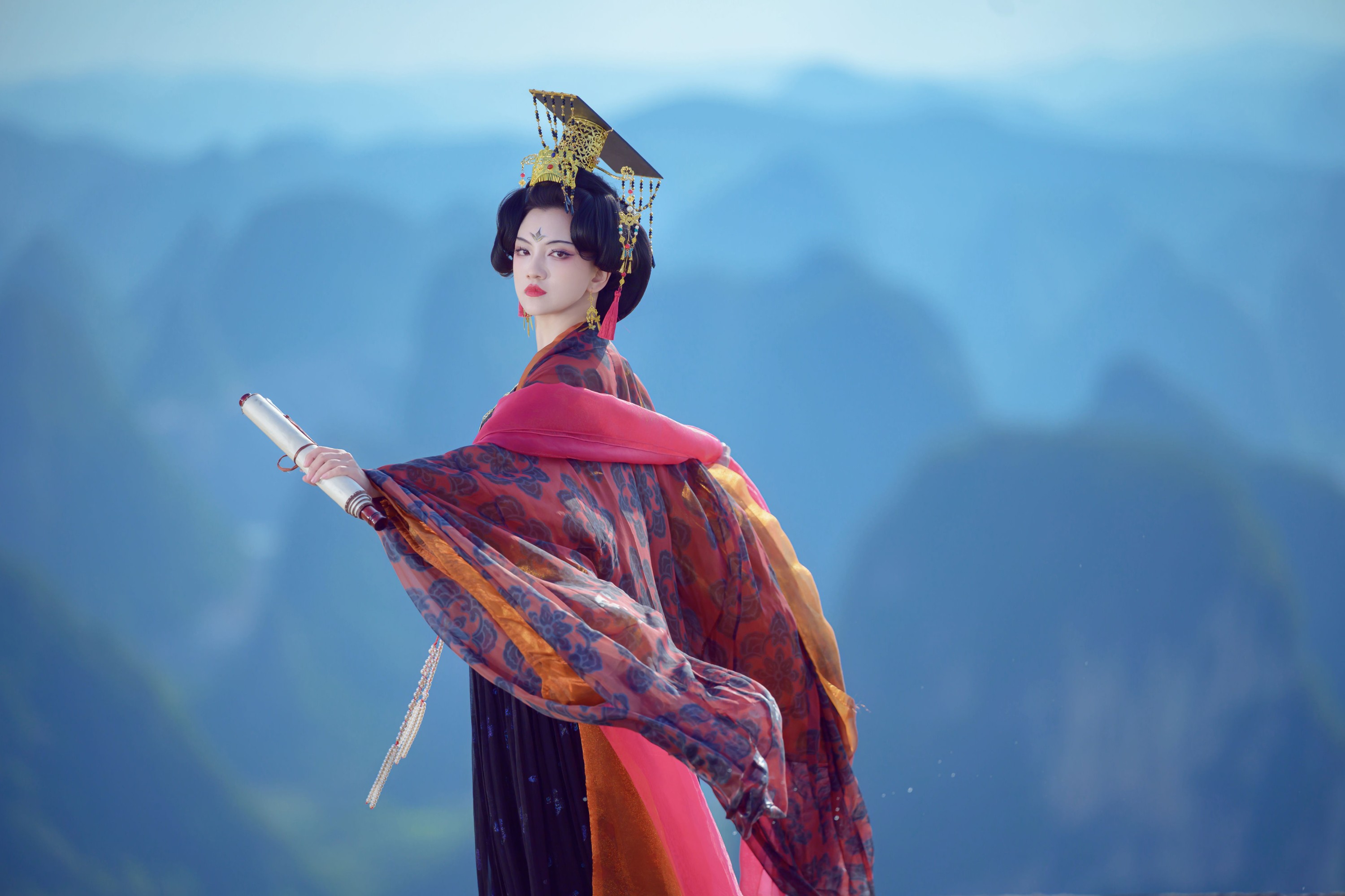图片[4] - 龙妹儿 - 《千里江山图》[13P] - 机器猫次元 - 机器猫次元
