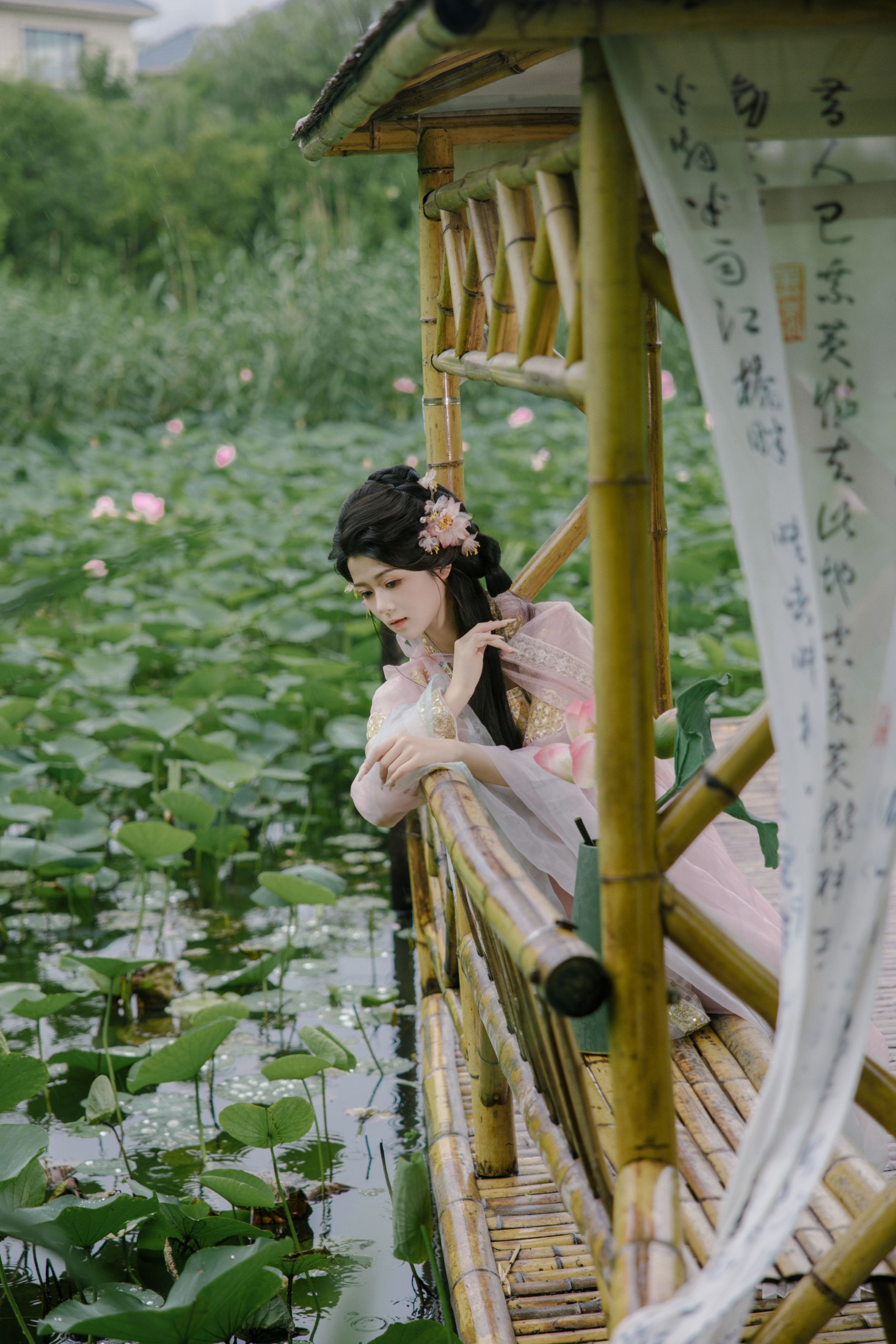 图片[1] - 阿琳 - 《雨荷》[25P] - 机器猫次元 - 机器猫次元