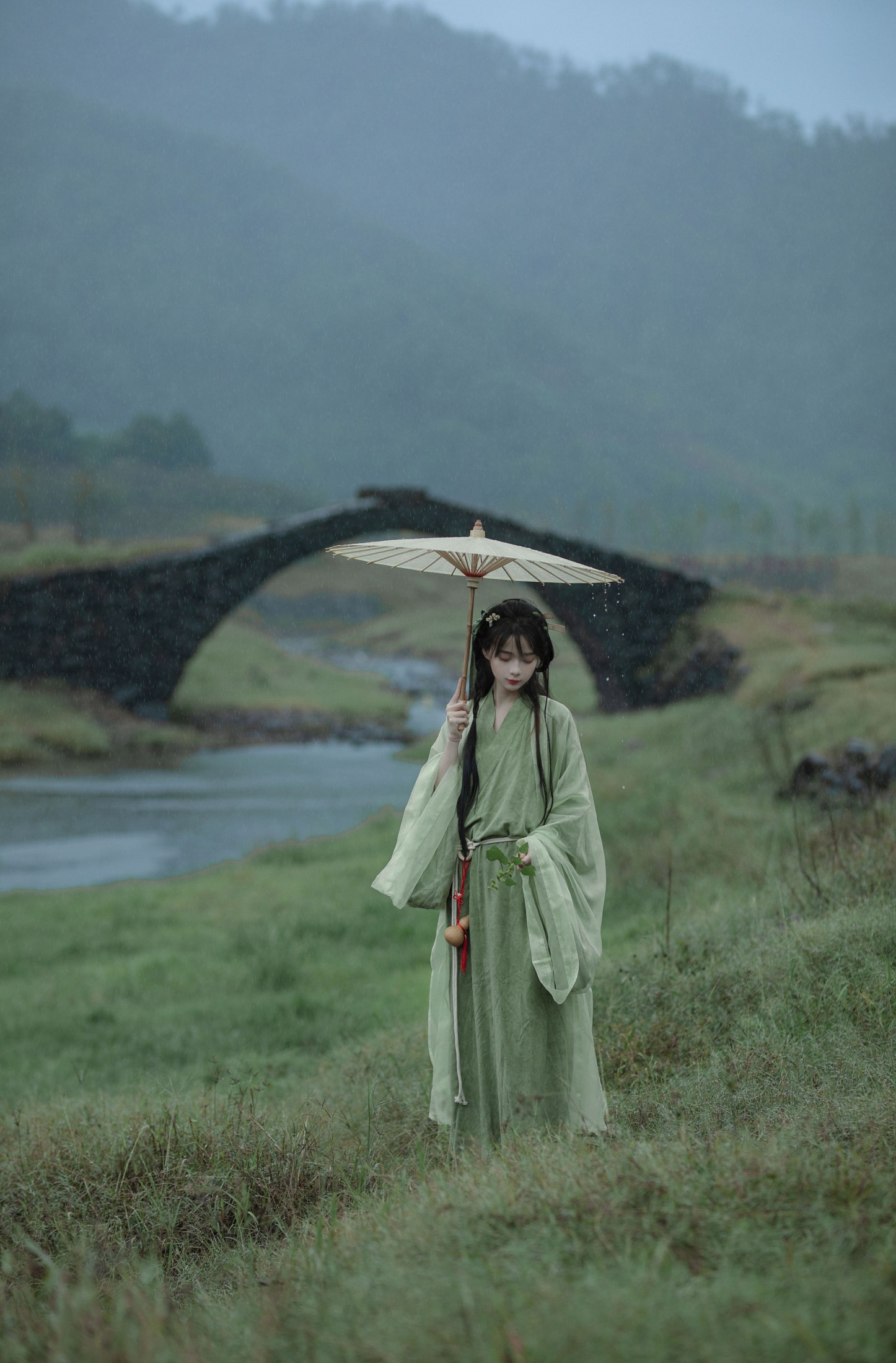 图片[1] - 奇迹绣绣 - 《悠悠远山暮 ，独向白云归。》[14P] - 机器猫次元 - 机器猫次元