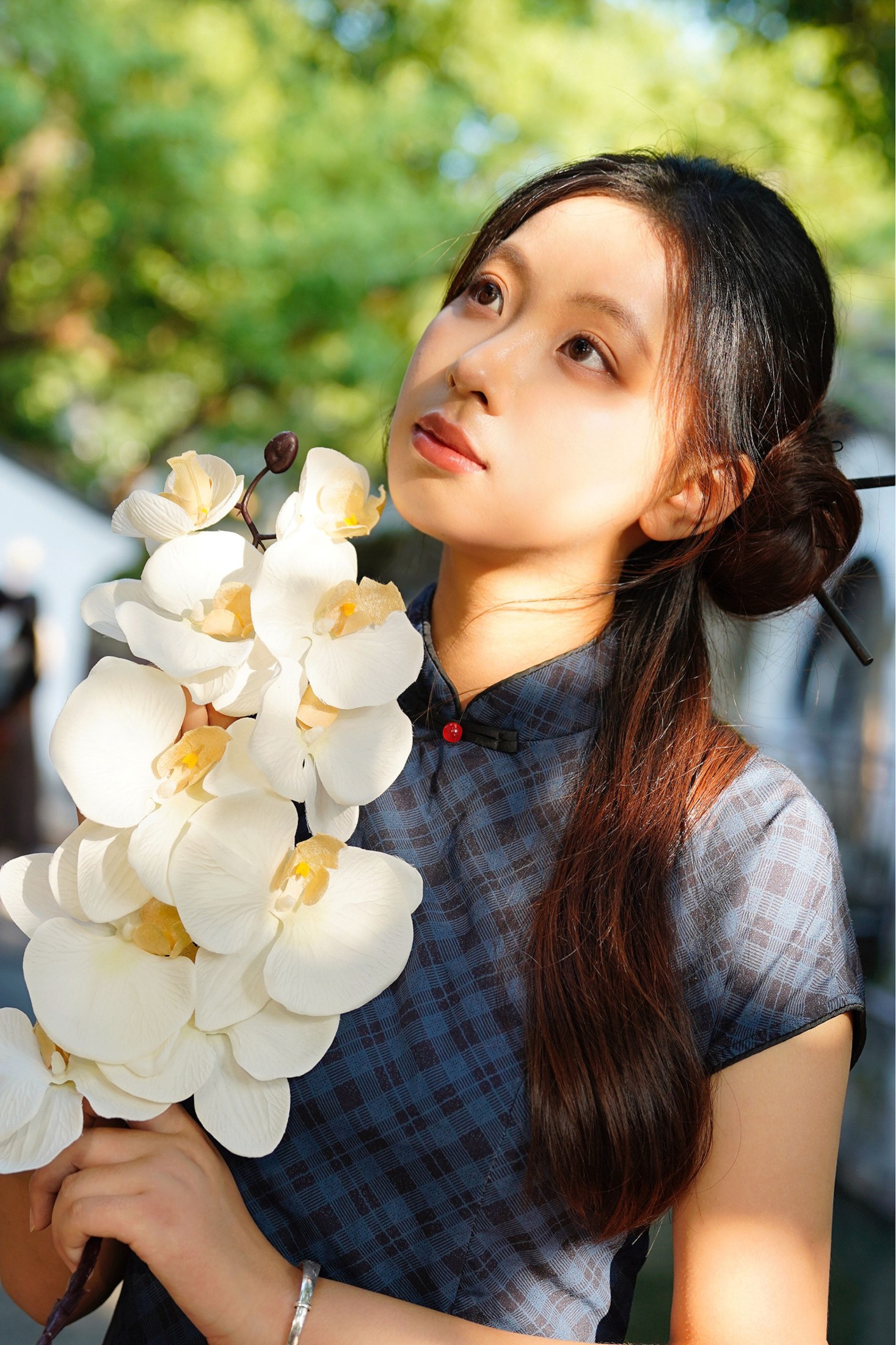 图片[3] - 小u - 《蓝色江南旗袍》[19P] - 机器猫次元 - 机器猫次元