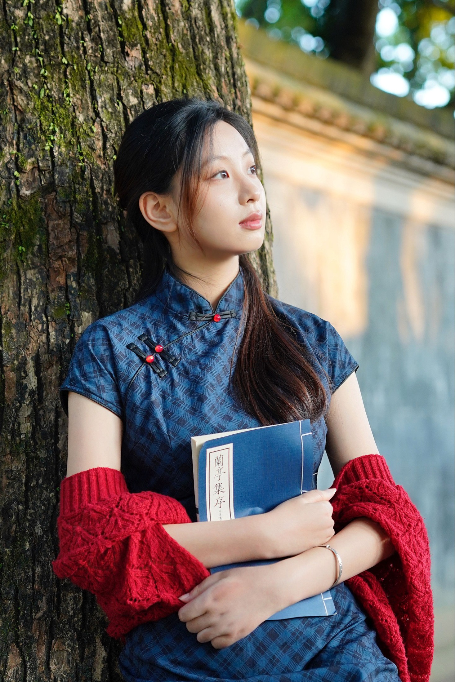 图片[4] - 小u - 《蓝色江南旗袍》[19P] - 机器猫次元 - 机器猫次元