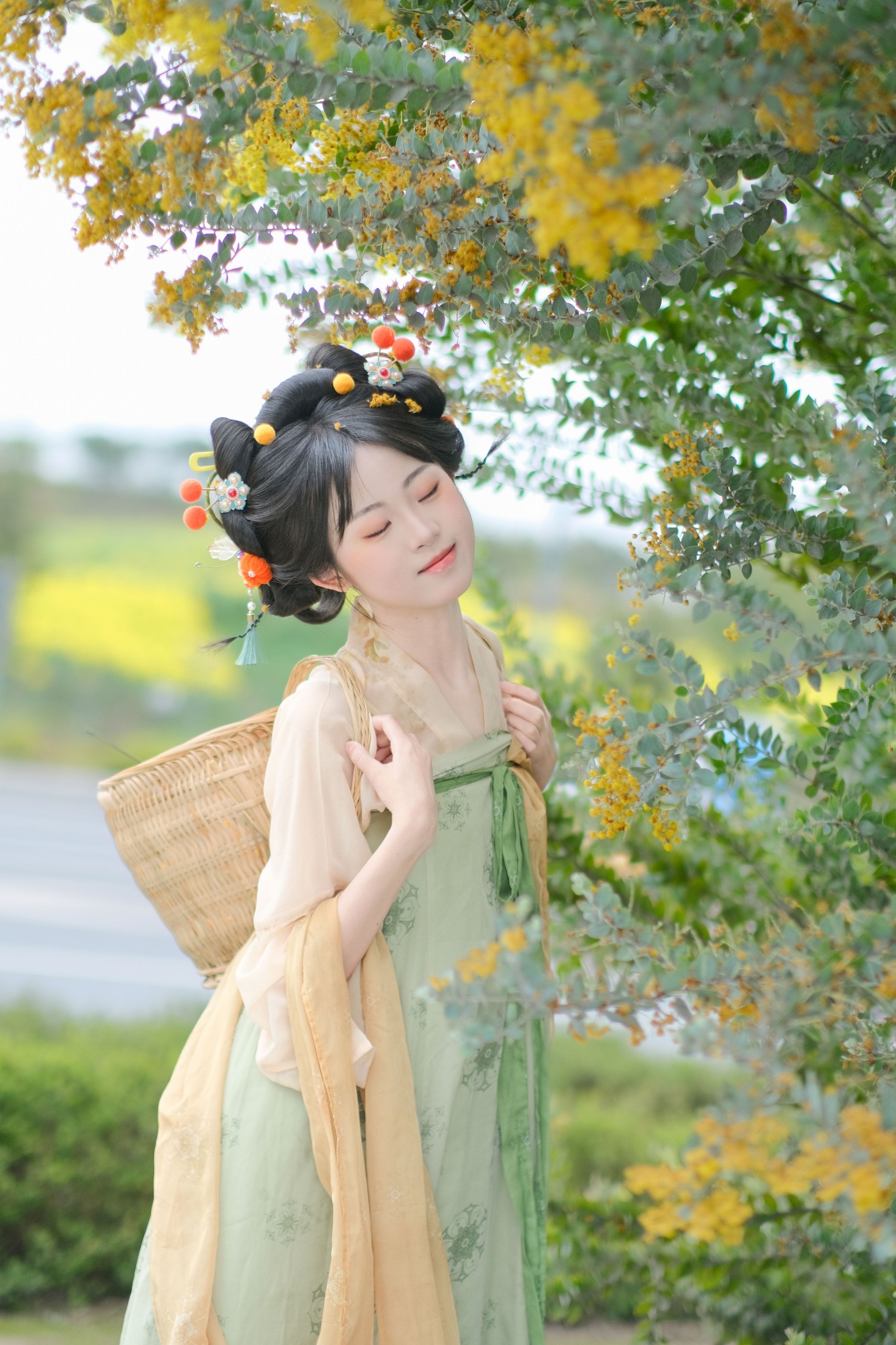 图片[1] - 1010 - 《可可爱爱的小唐风金合欢写真》[14P] - 机器猫次元 - 机器猫次元