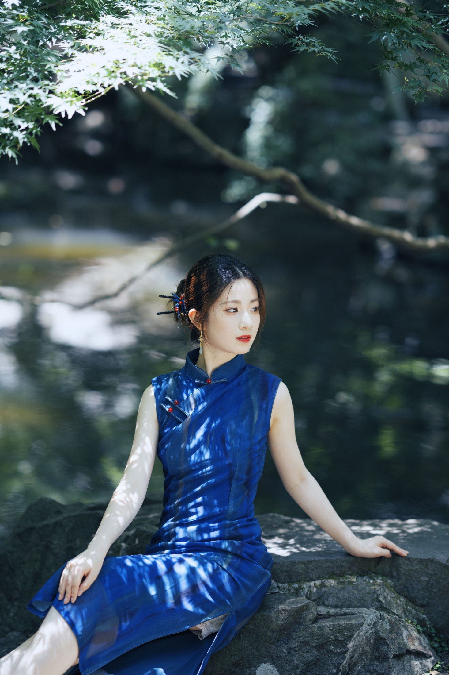 图片[4] - 丽丽 - 《蓝色旗袍 虎跑的夏》[53P] - 机器猫次元 - 机器猫次元